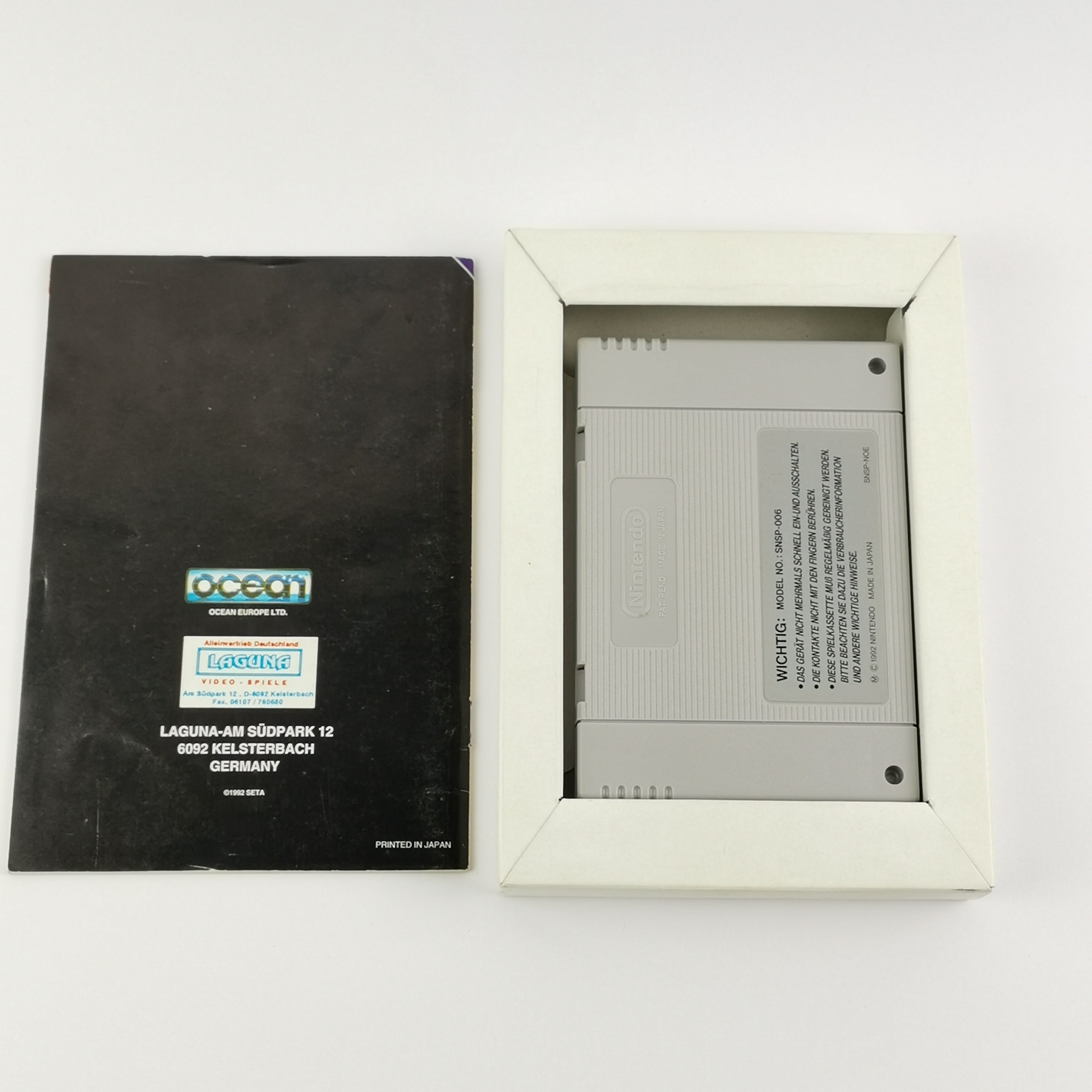 Super Nintendo Spiel – Exhaust Heat OVP PAL SNES NOE