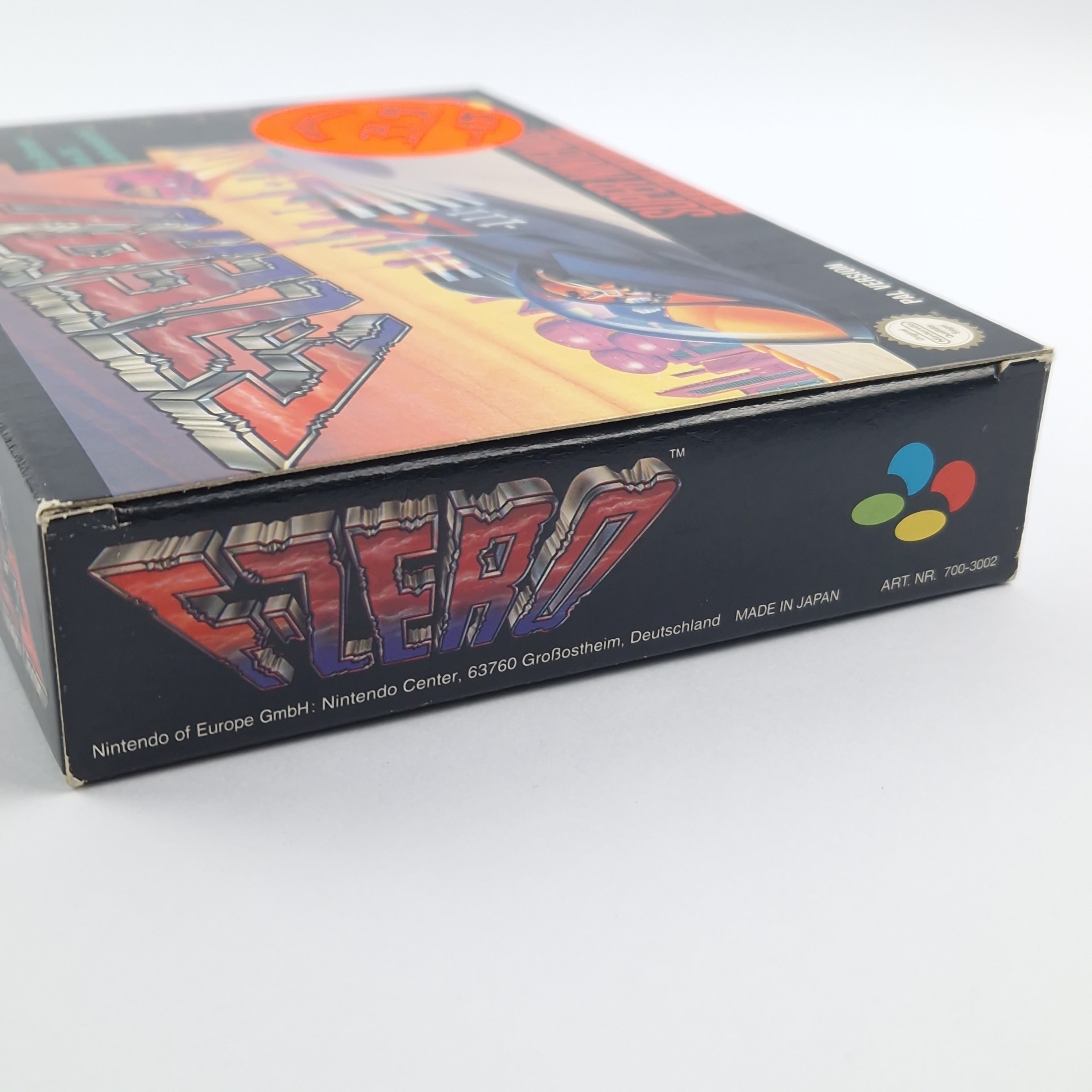 Super Nintendo Spiel – F-Zero Modul Anleitung OVP PAL