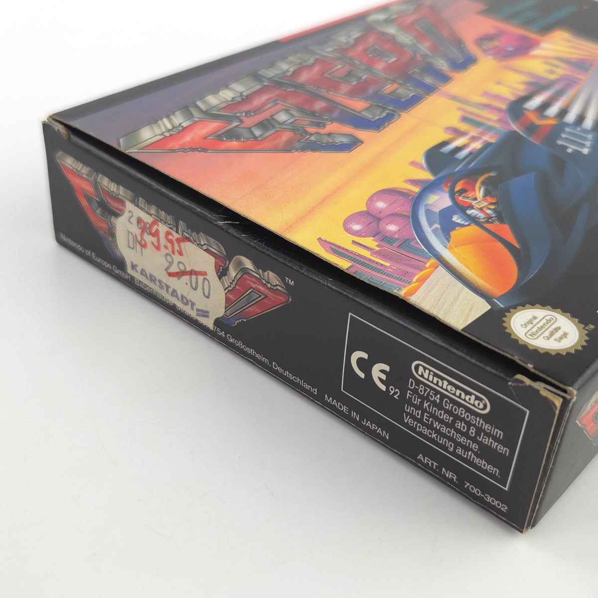 Super Nintendo Spiel F-Zero OVP Anleitung