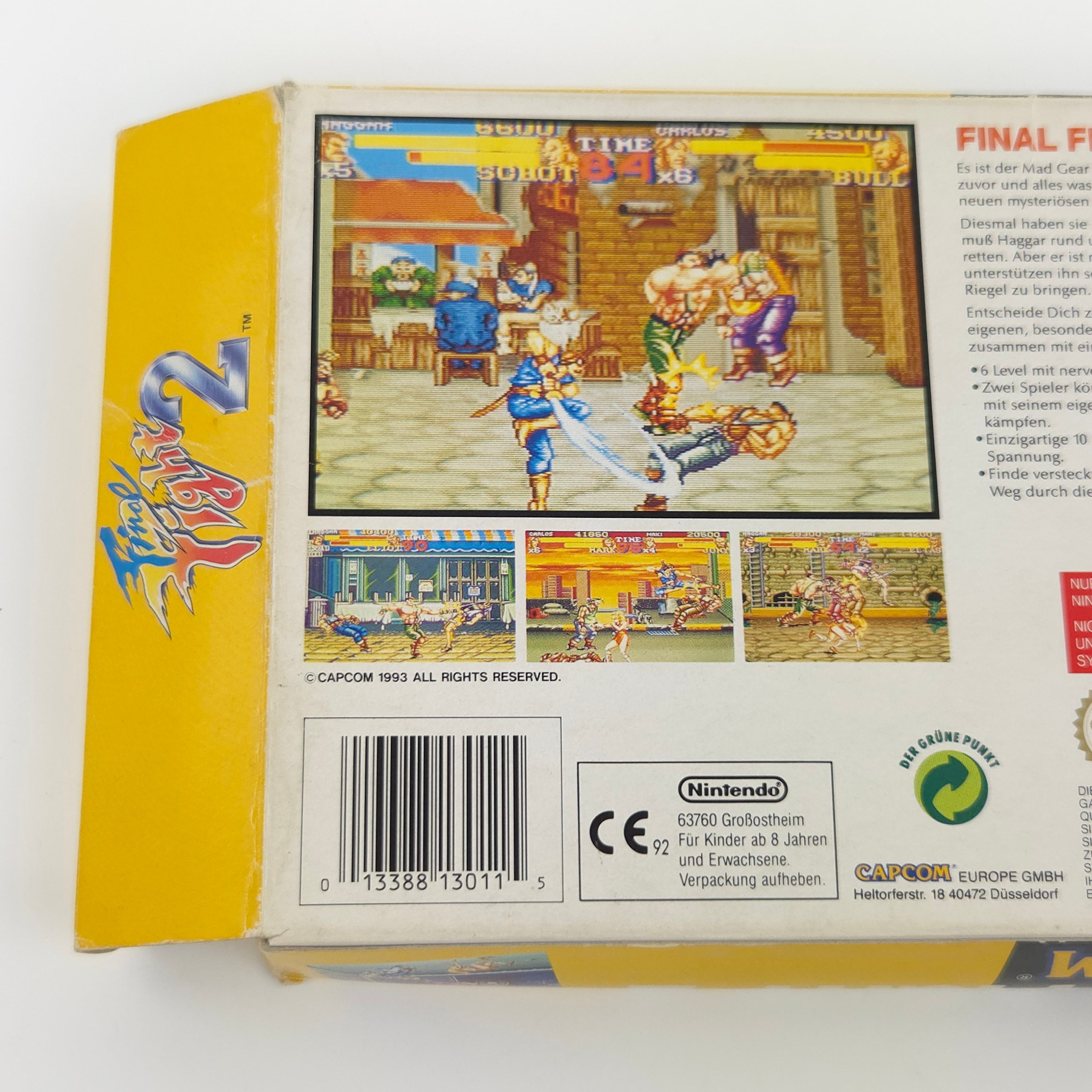 Super Nintendo Spiel – Final Fight 2 (SNES OVP PAL)
