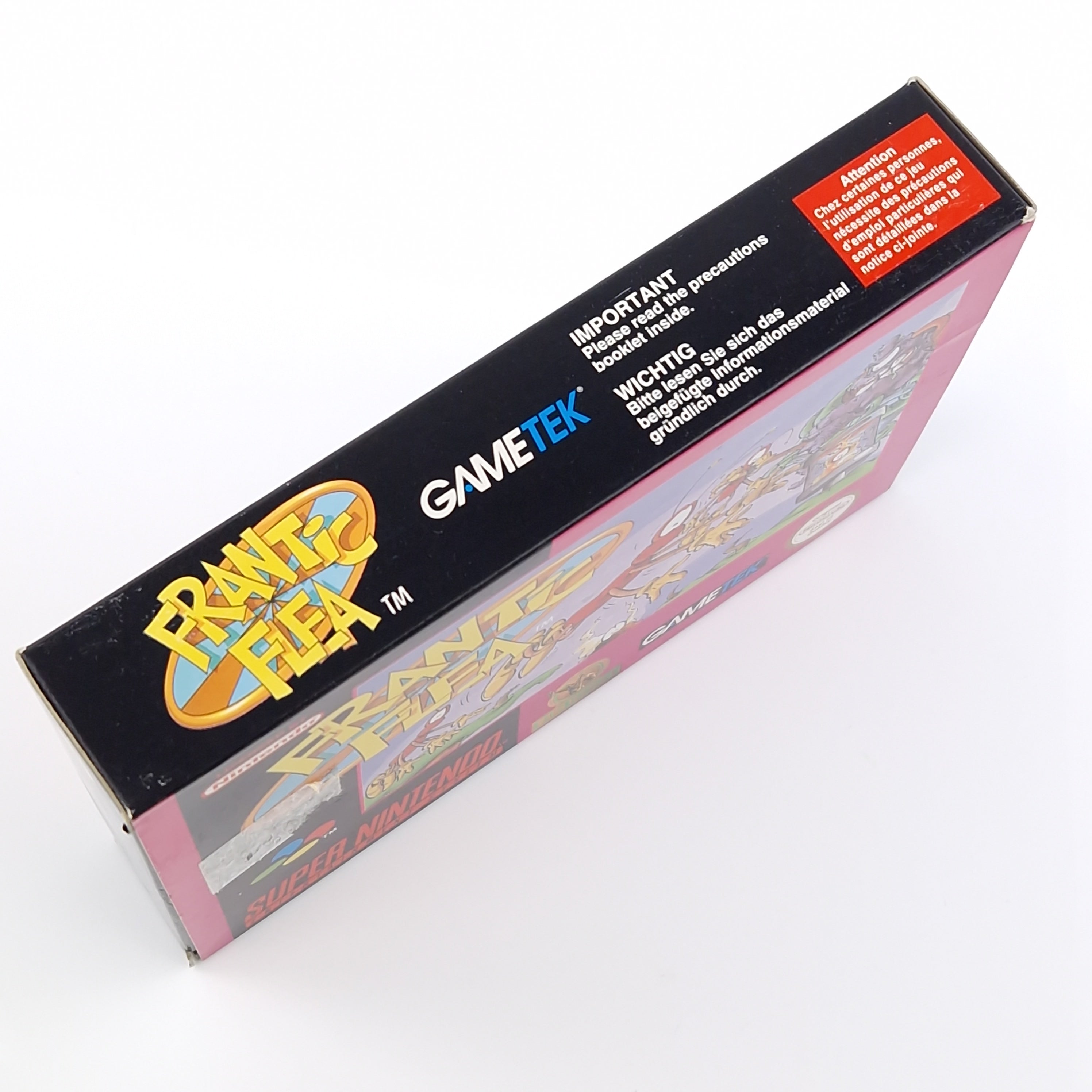 Super Nintendo Spiel – Frantic Flea SNES Modul OVP PAL