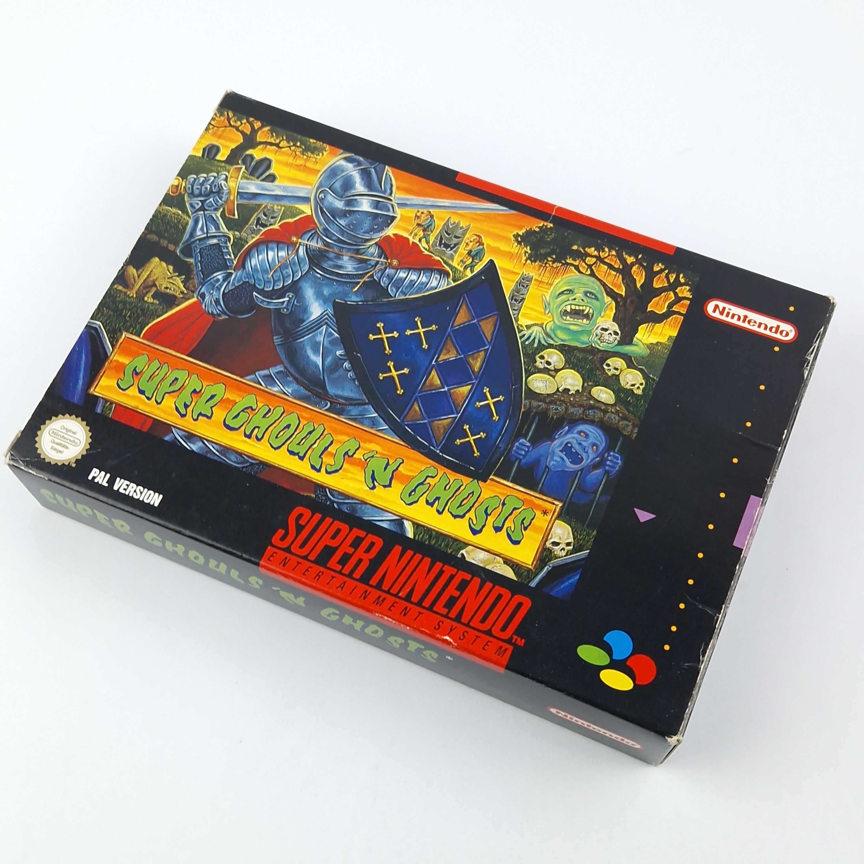 Super Nintendo Spiel – Super Ghouls n Ghosts OVP CIB SNES