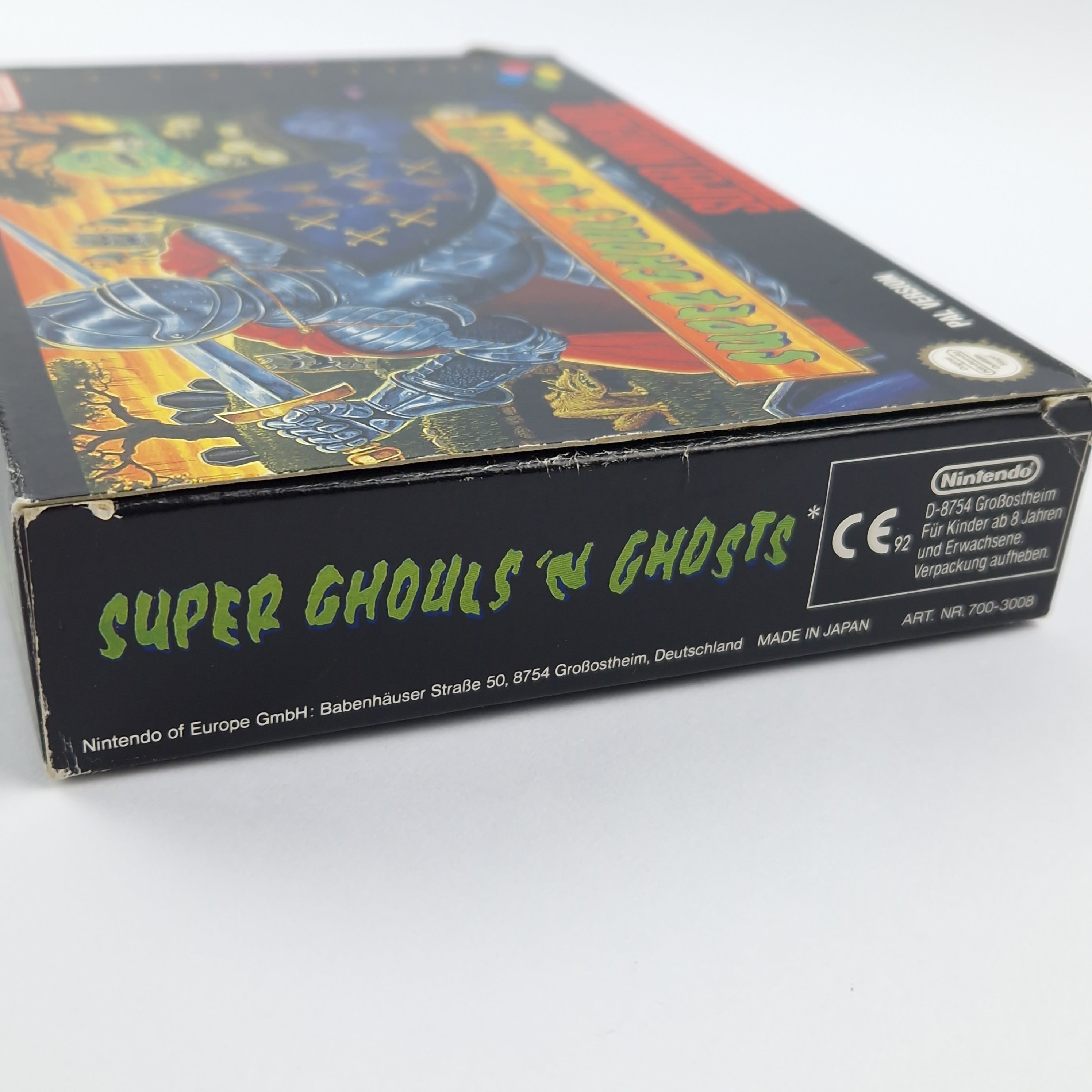 Super Nintendo Spiel – Super Ghouls n Ghosts OVP CIB SNES