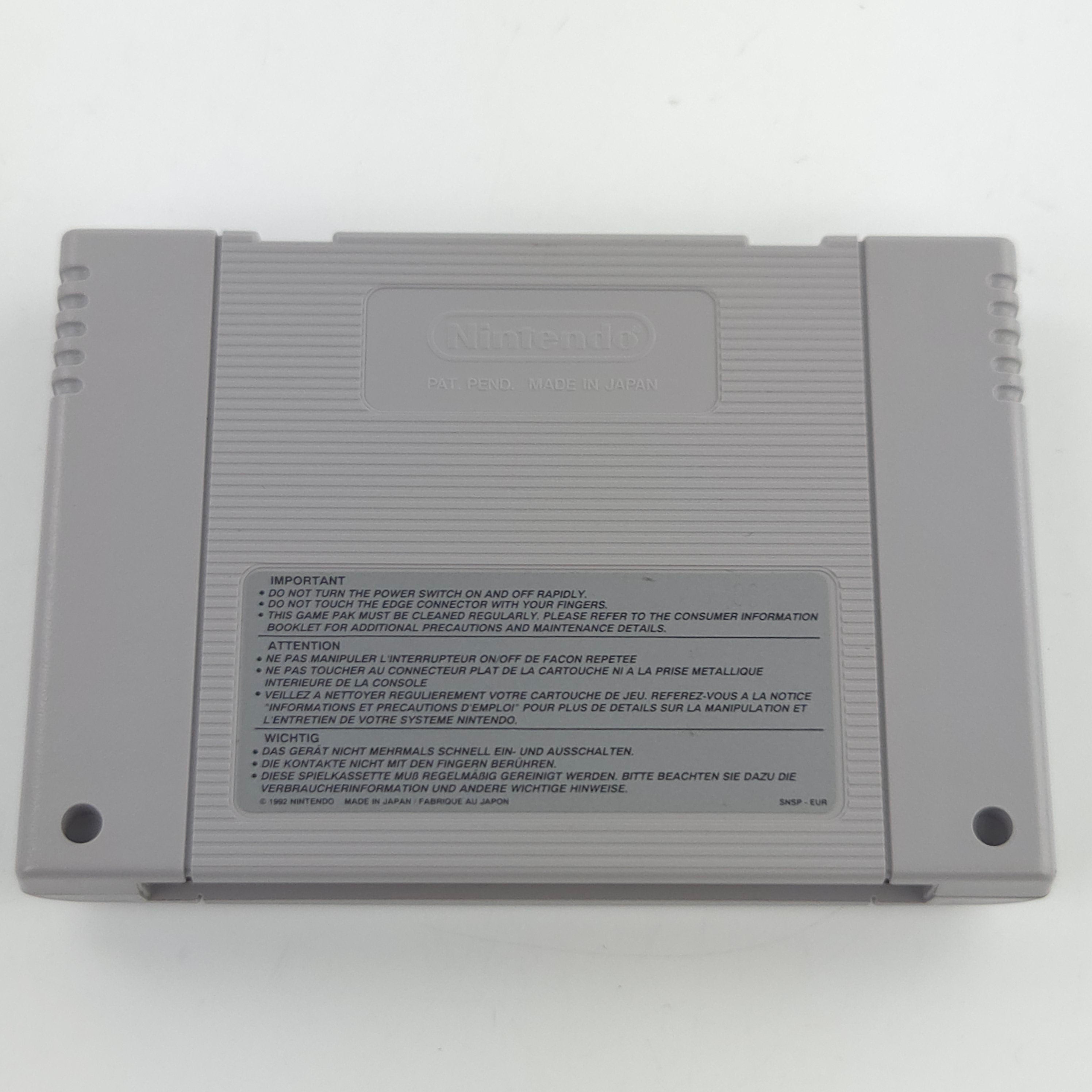 Super Nintendo Spiel Hagane SNES Modul PAL Hudson Soft