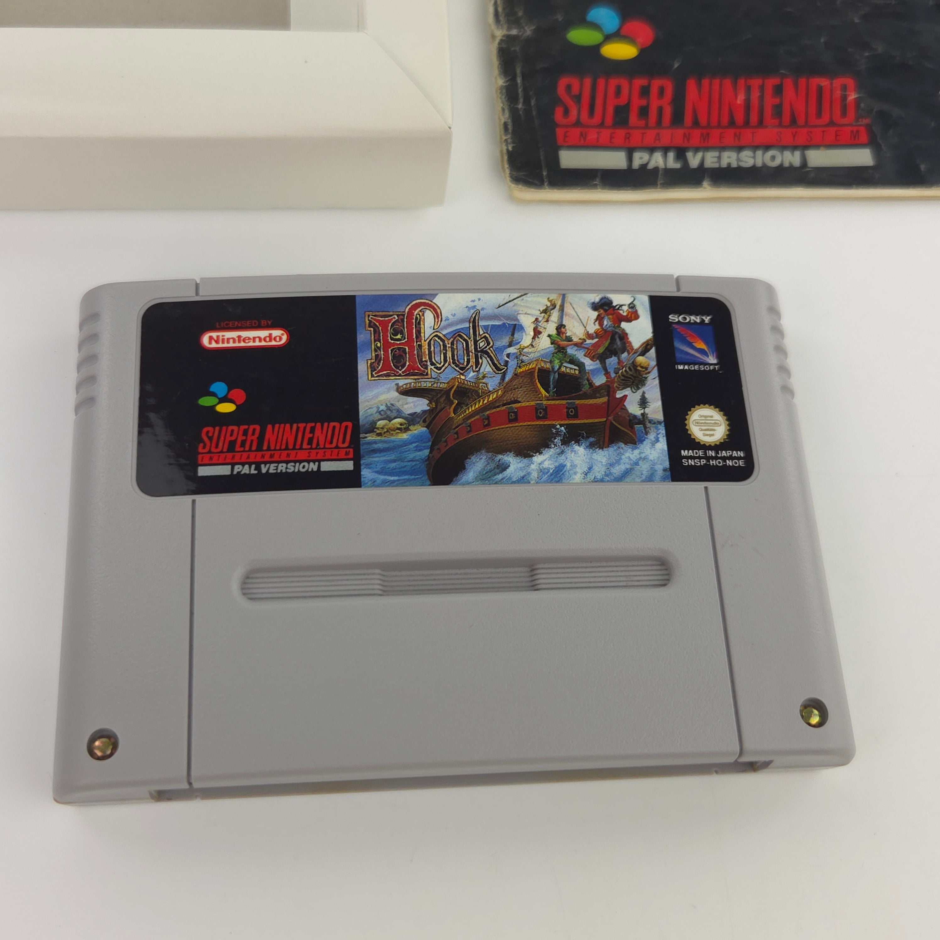 Super Nintendo Spiel Hook SNES Komplett OVP PAL NOE