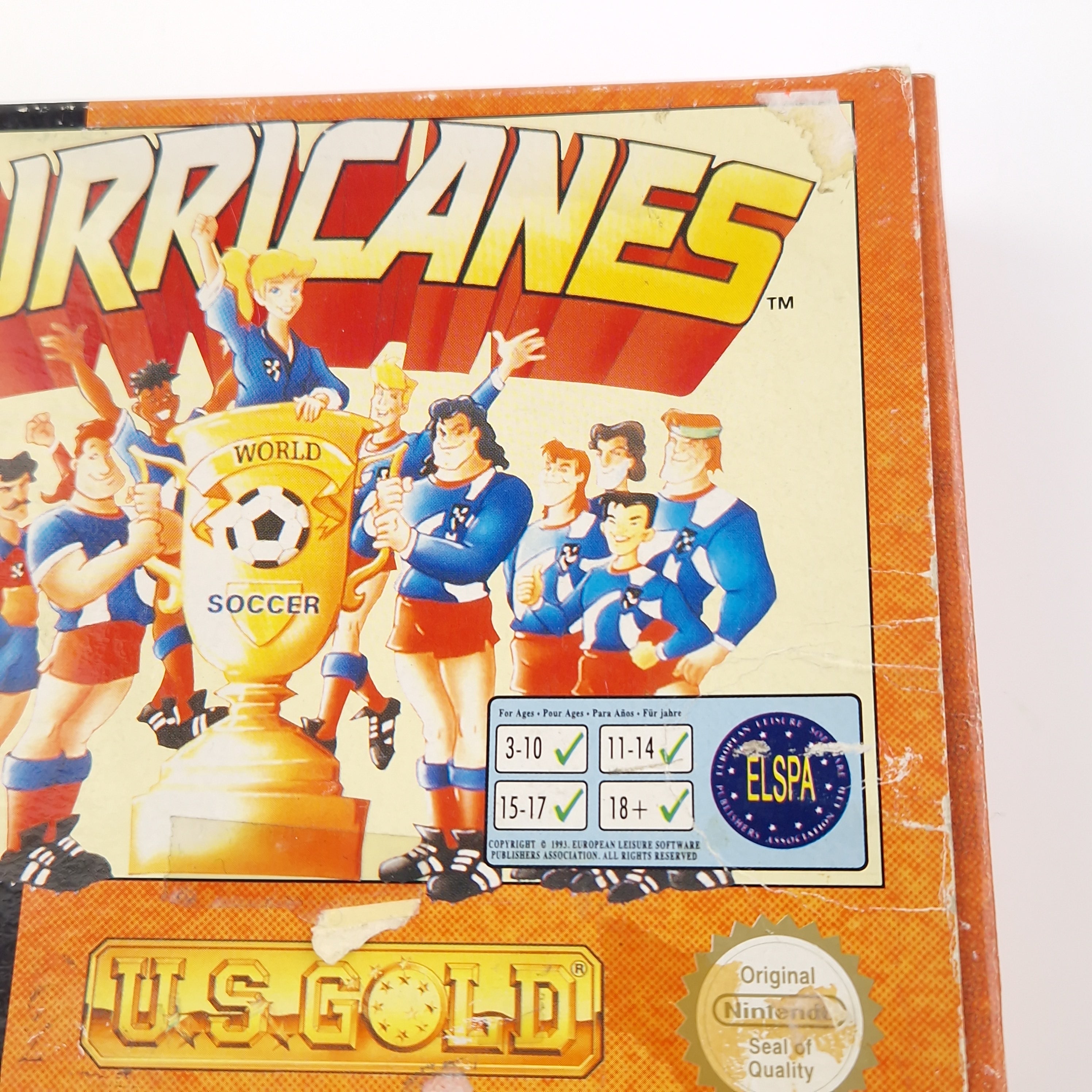 Super Nintendo Spiel – Hurricanes Fußball SNES OVP PAL EUR