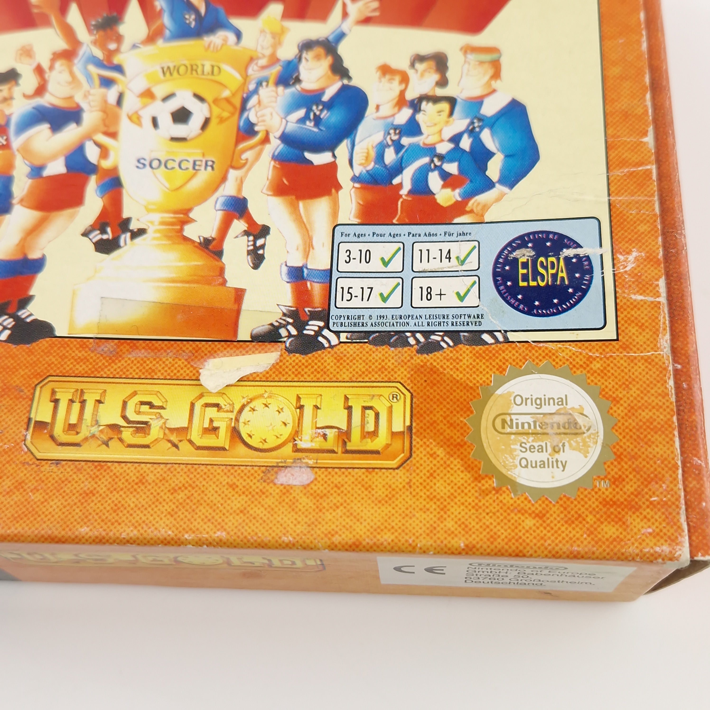 Super Nintendo Spiel – Hurricanes Fußball SNES OVP PAL EUR