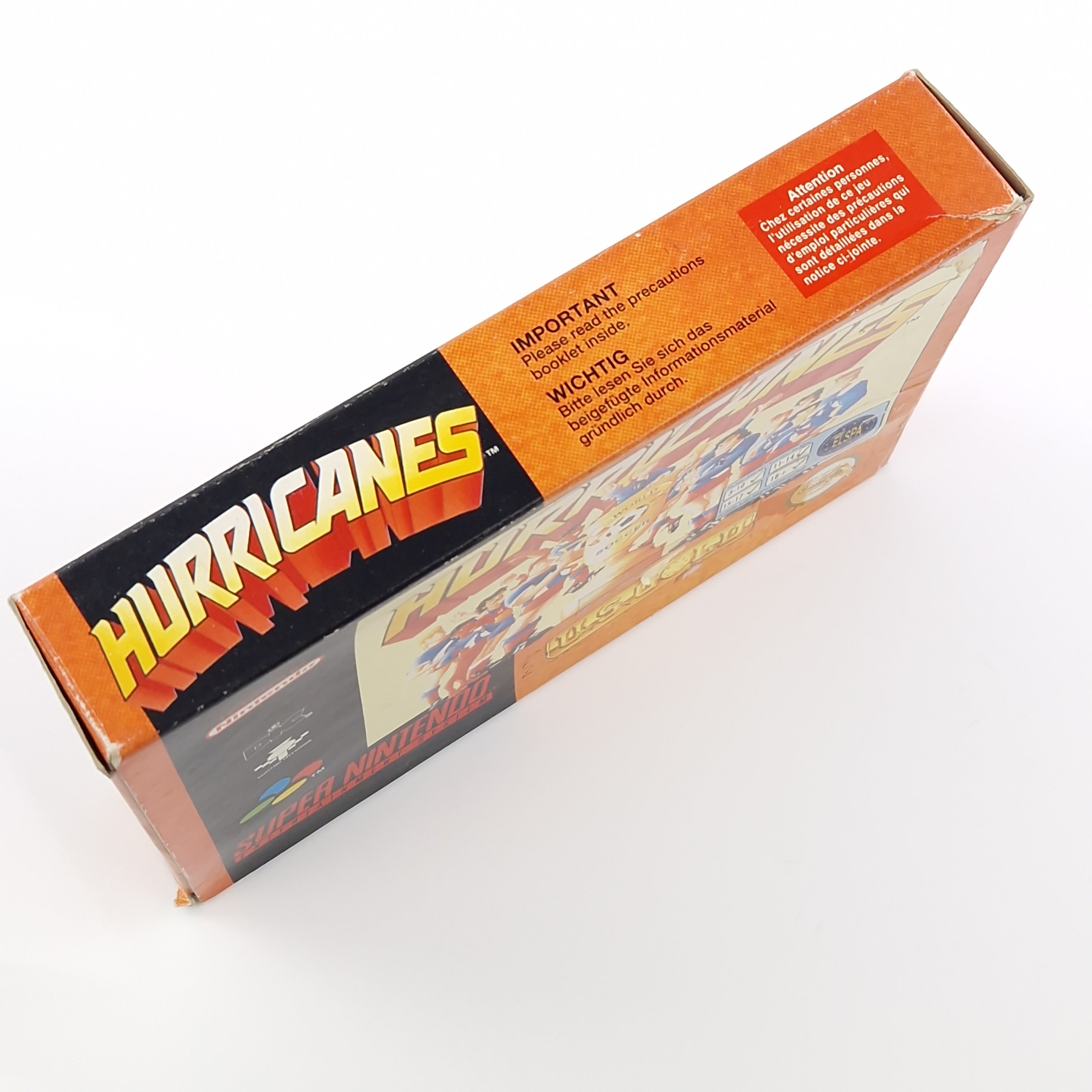 Super Nintendo Spiel – Hurricanes Fußball SNES OVP PAL EUR