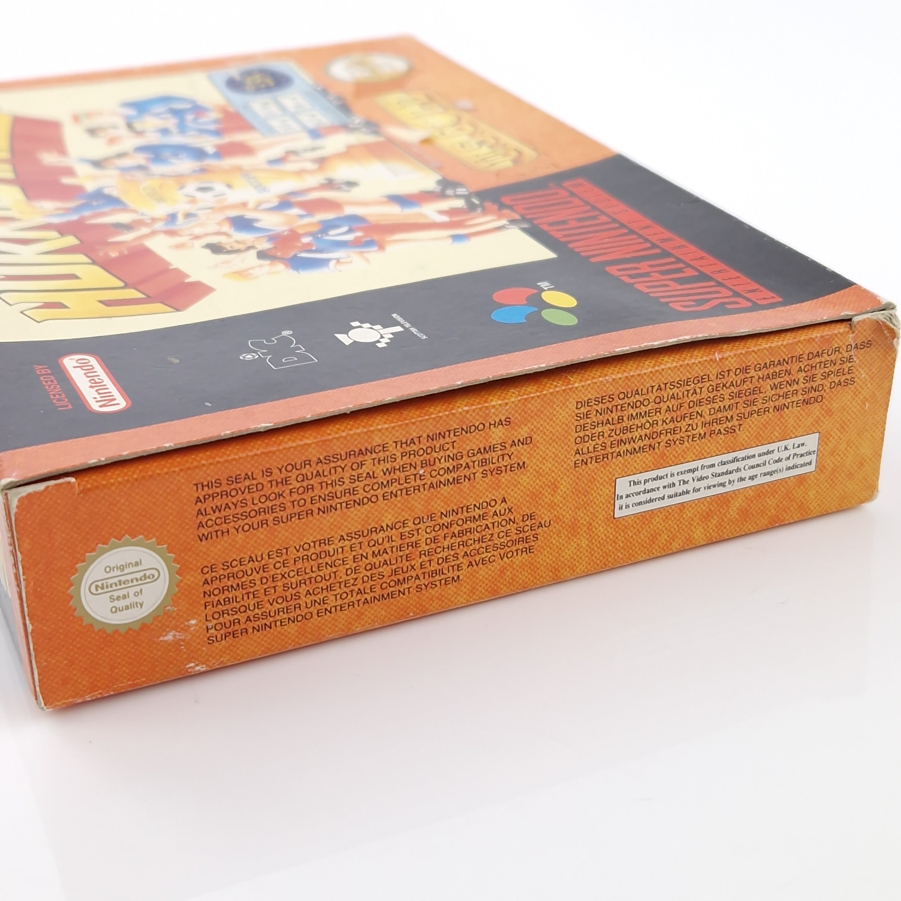 Super Nintendo Spiel – Hurricanes Fußball SNES OVP PAL EUR