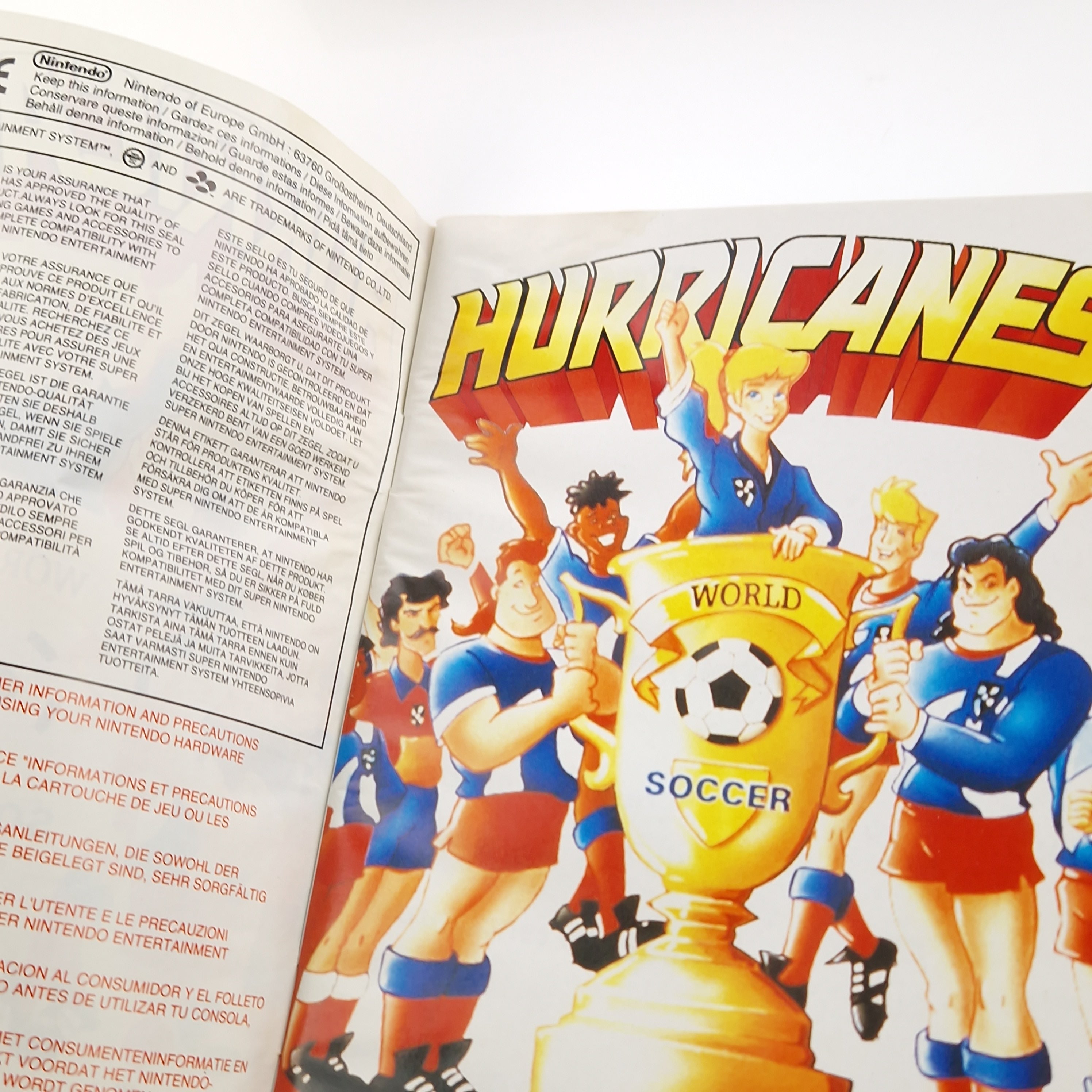 Super Nintendo Spiel – Hurricanes Fußball SNES OVP PAL EUR