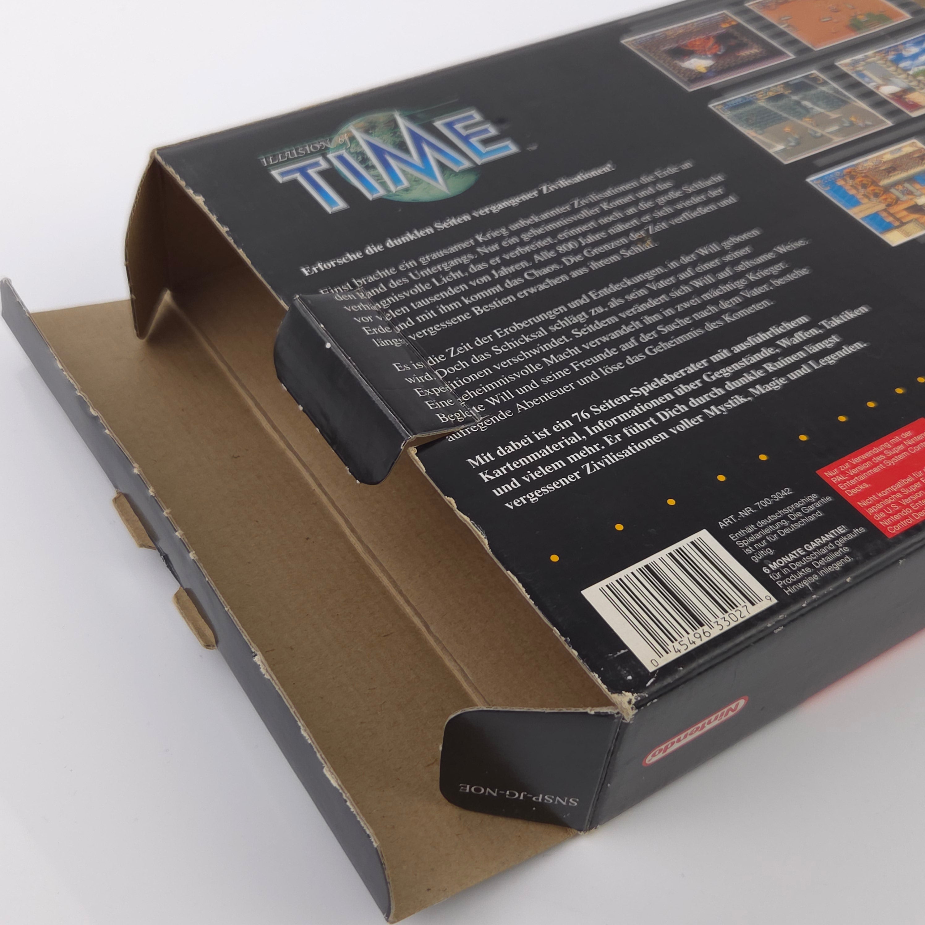 Super Nintendo Spiel – Illusion of Time OVP PAL SNES
