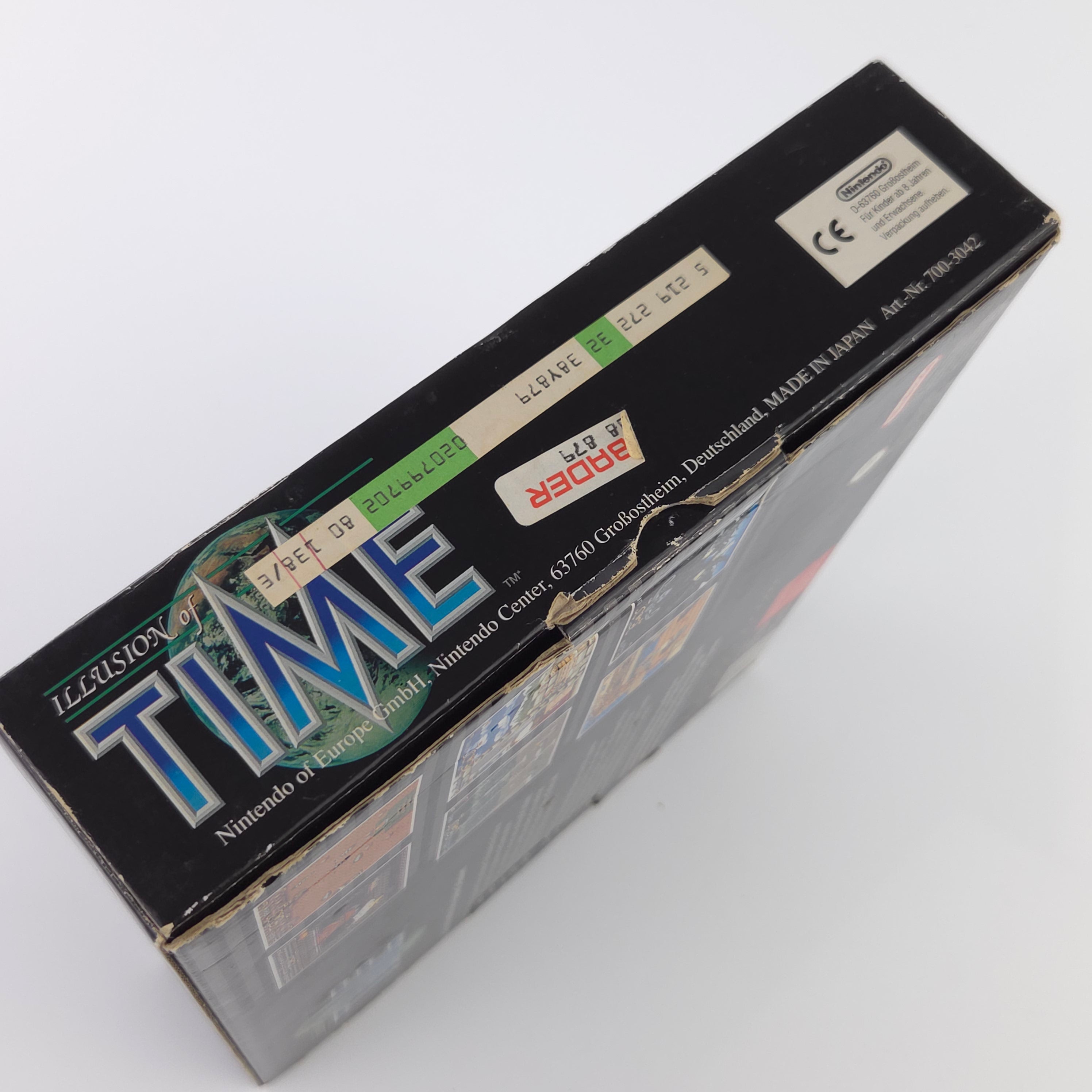 Super Nintendo Spiel – Illusion of Time OVP PAL SNES