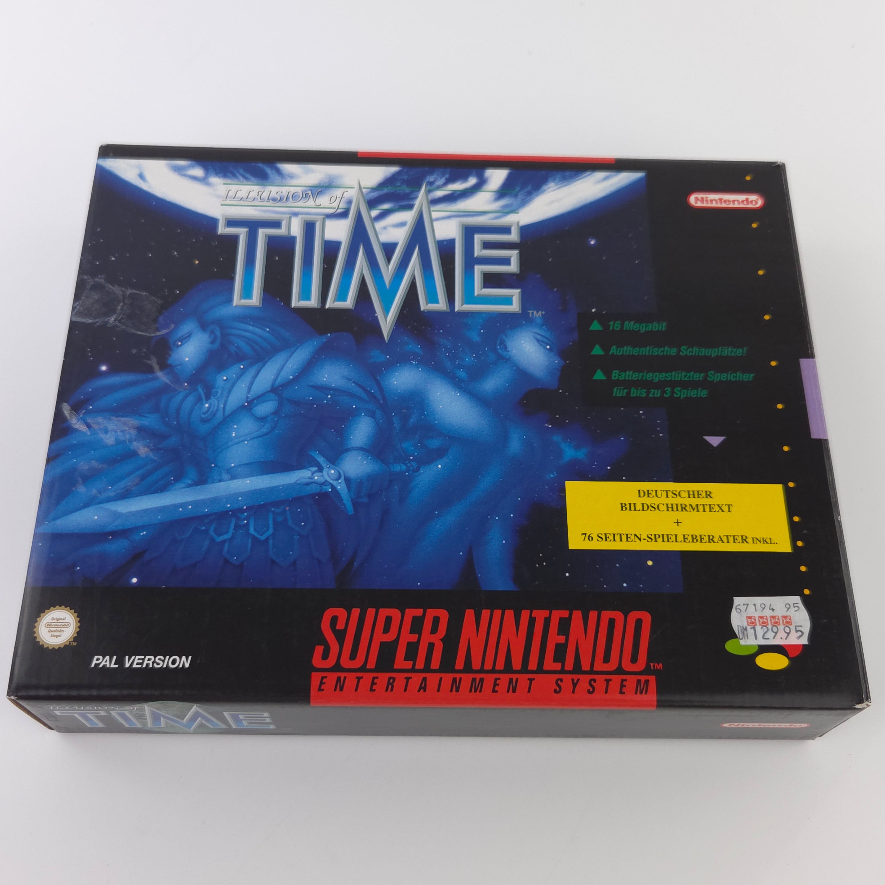 Super Nintendo Spiel – Illusion of Time OVP PAL SNES