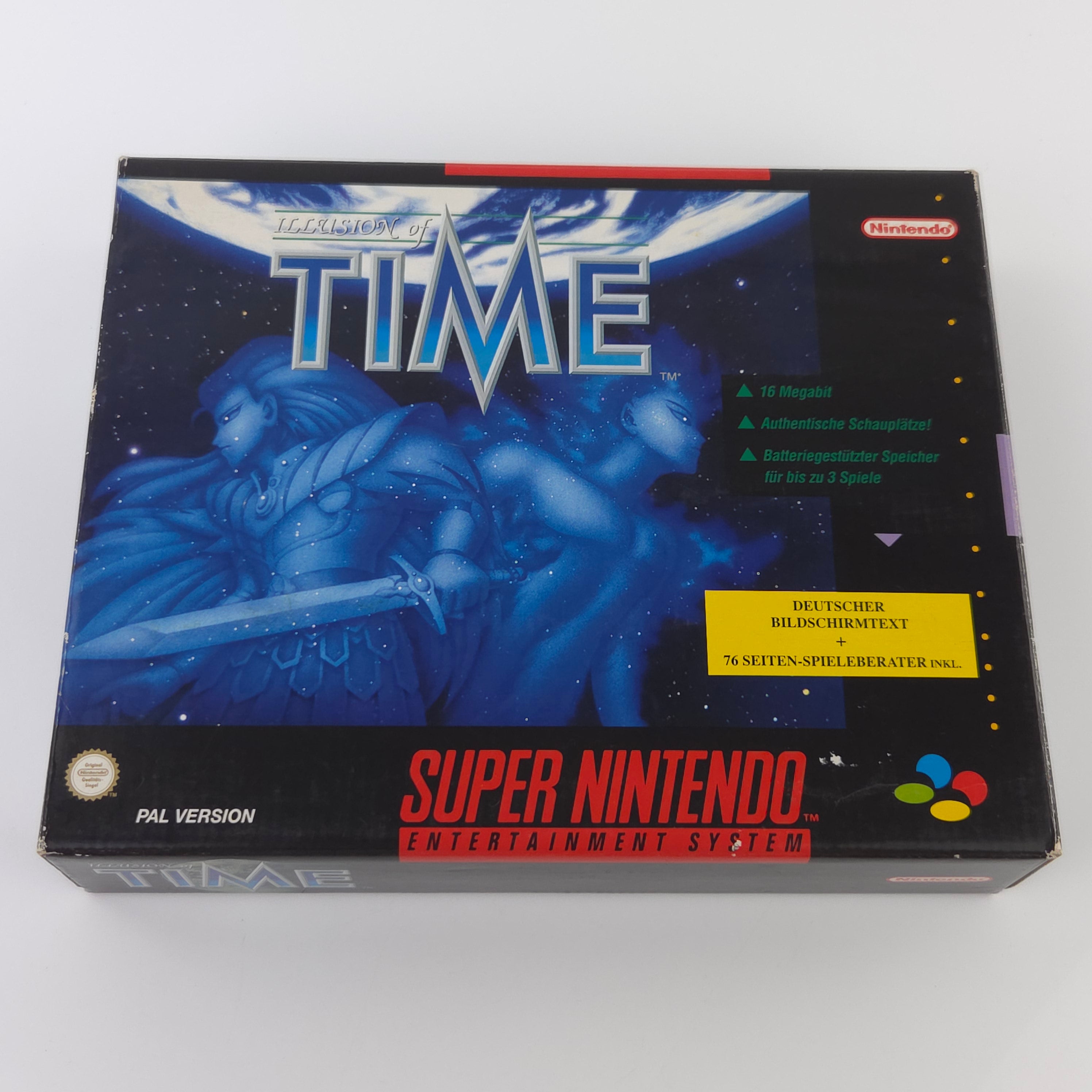 Super Nintendo Spiel – Illusion of Time OVP PAL SNES