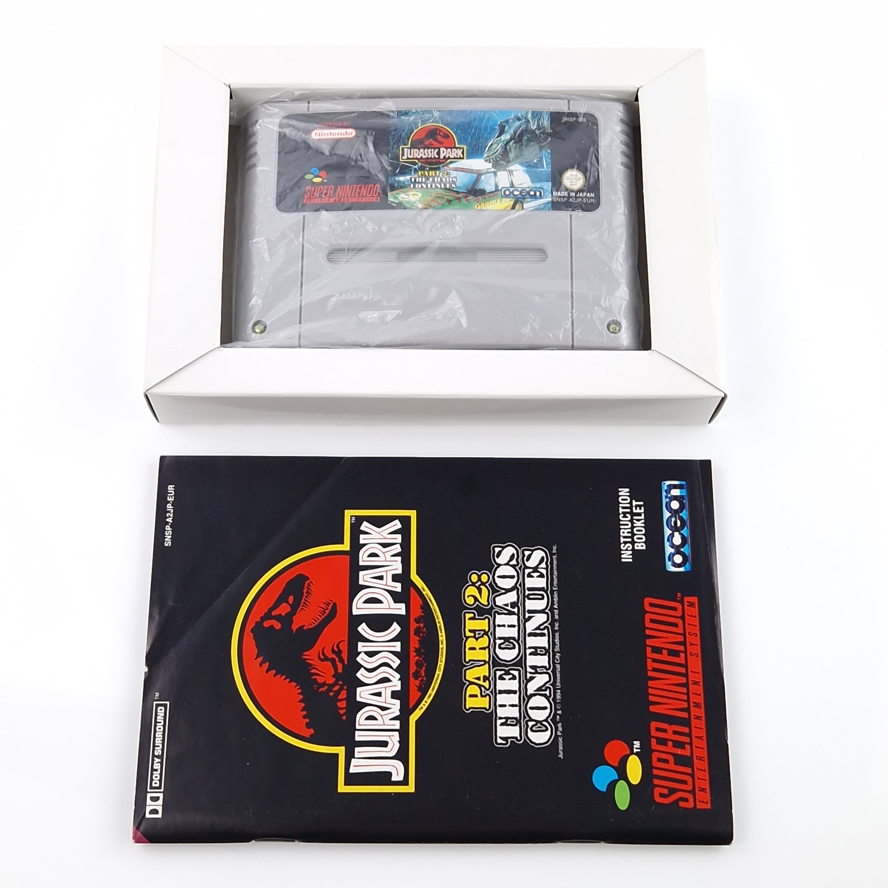 Super Nintendo Spiel – Jurassic Park Part 2 OVP PAL