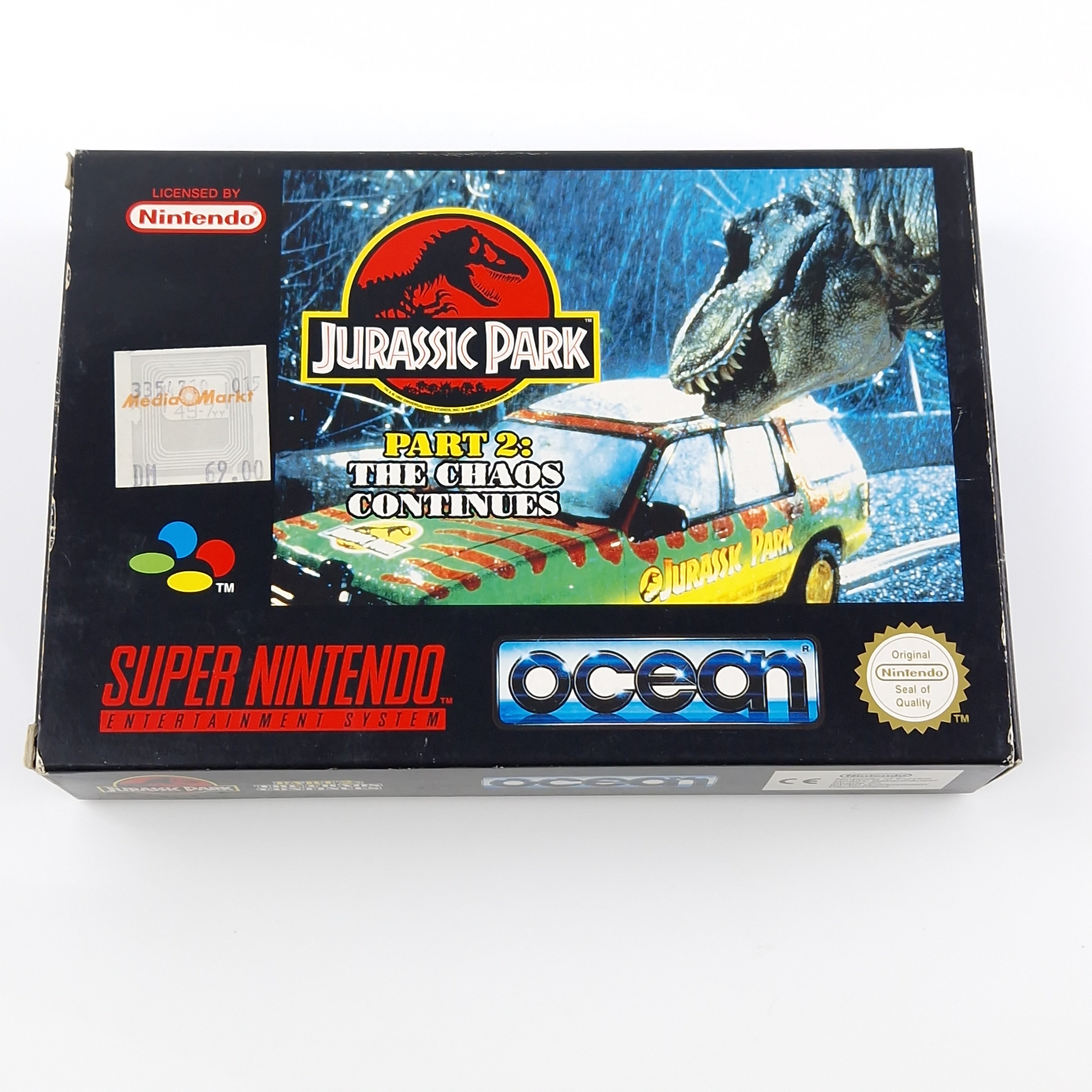 Super Nintendo Spiel – Jurassic Park Part 2 OVP PAL