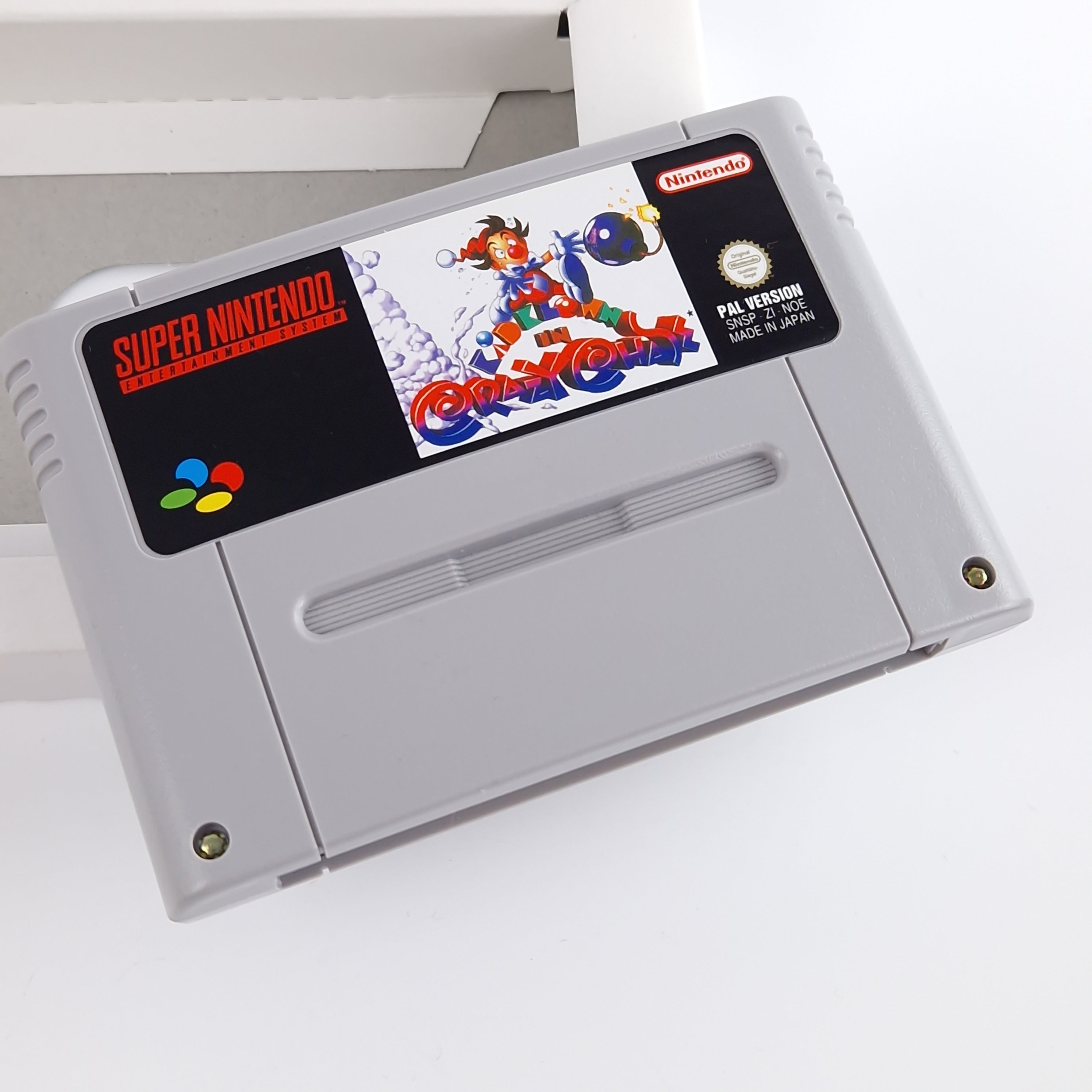 Super Nintendo Spiel – Kid Klown in Crazy Chase OVP PAL