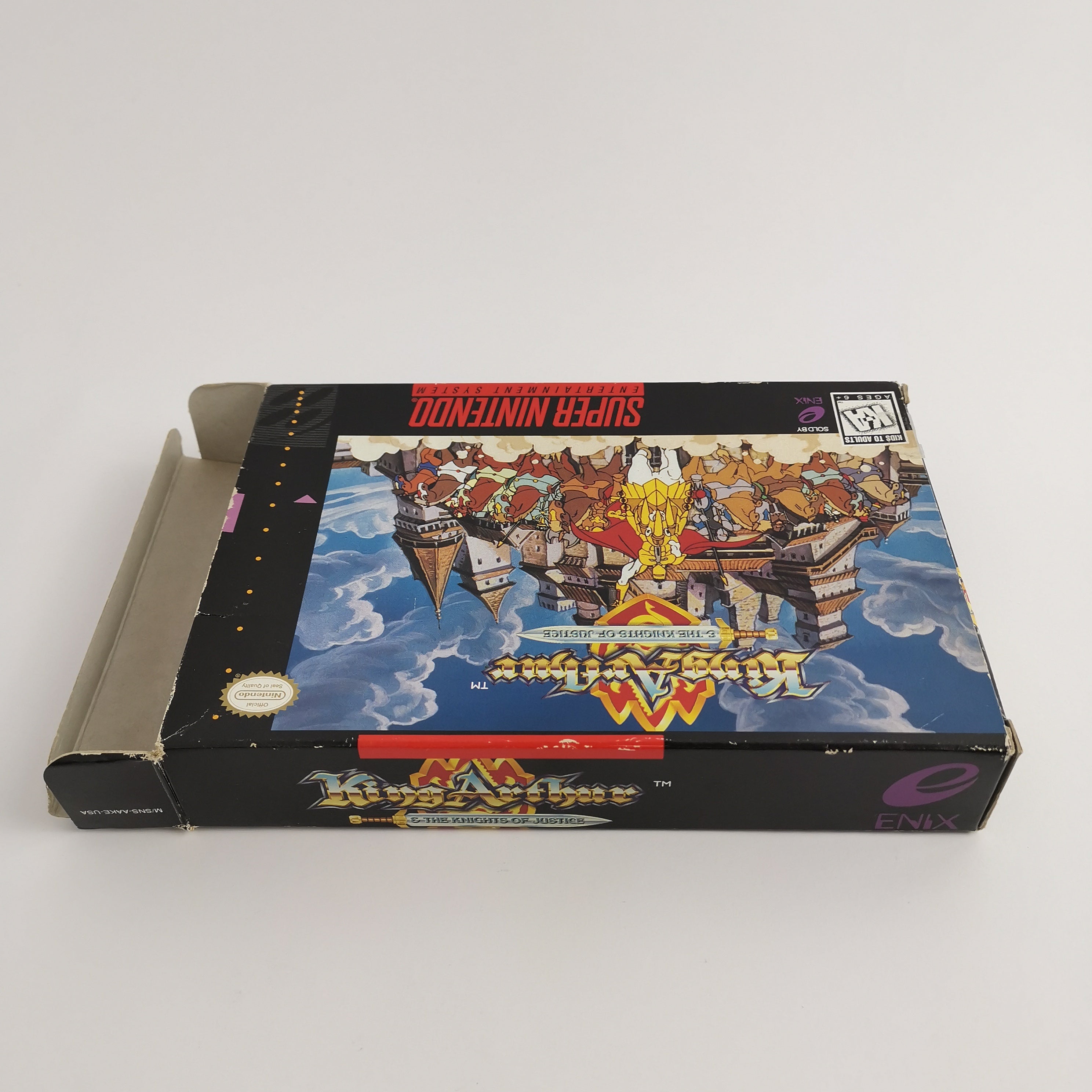 Super Nintendo Spiel – King Arthur Knights of Justice OVP