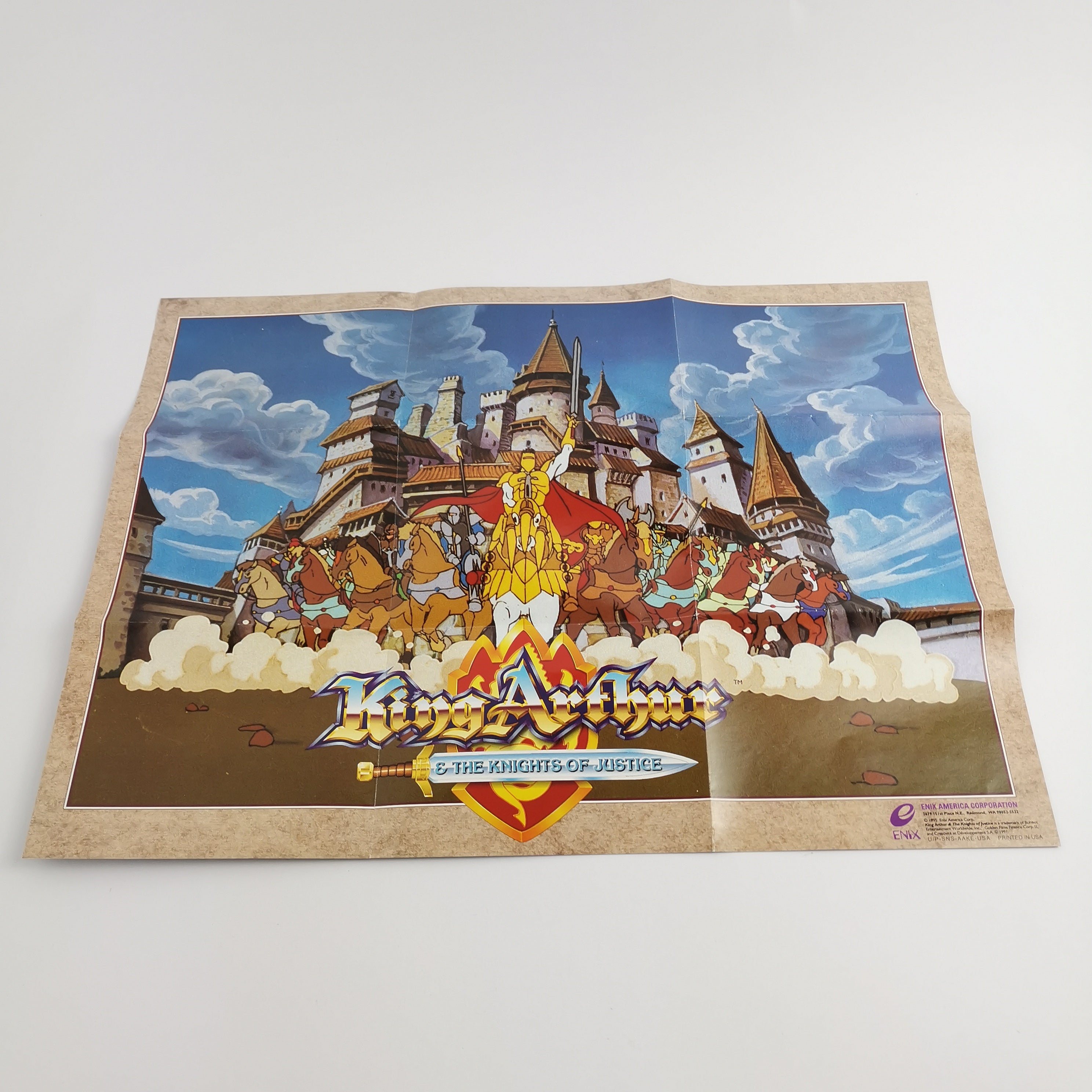 Super Nintendo Spiel – King Arthur Knights of Justice OVP