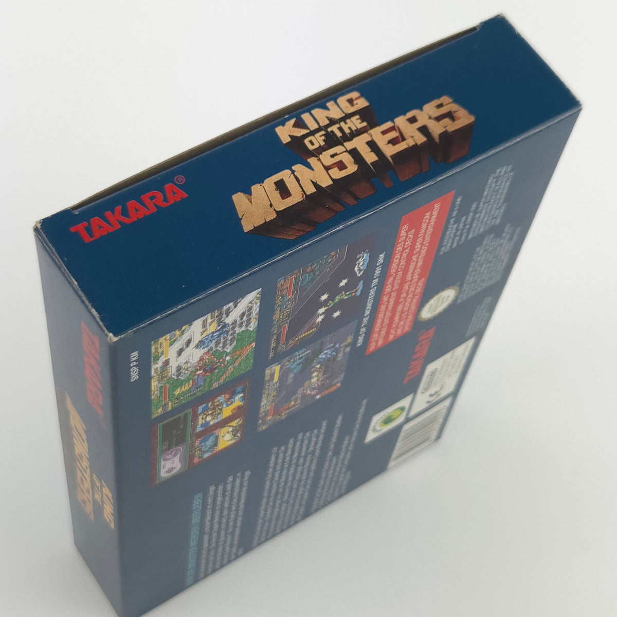 Super Nintendo Spiel King of the Monsters OVP PAL