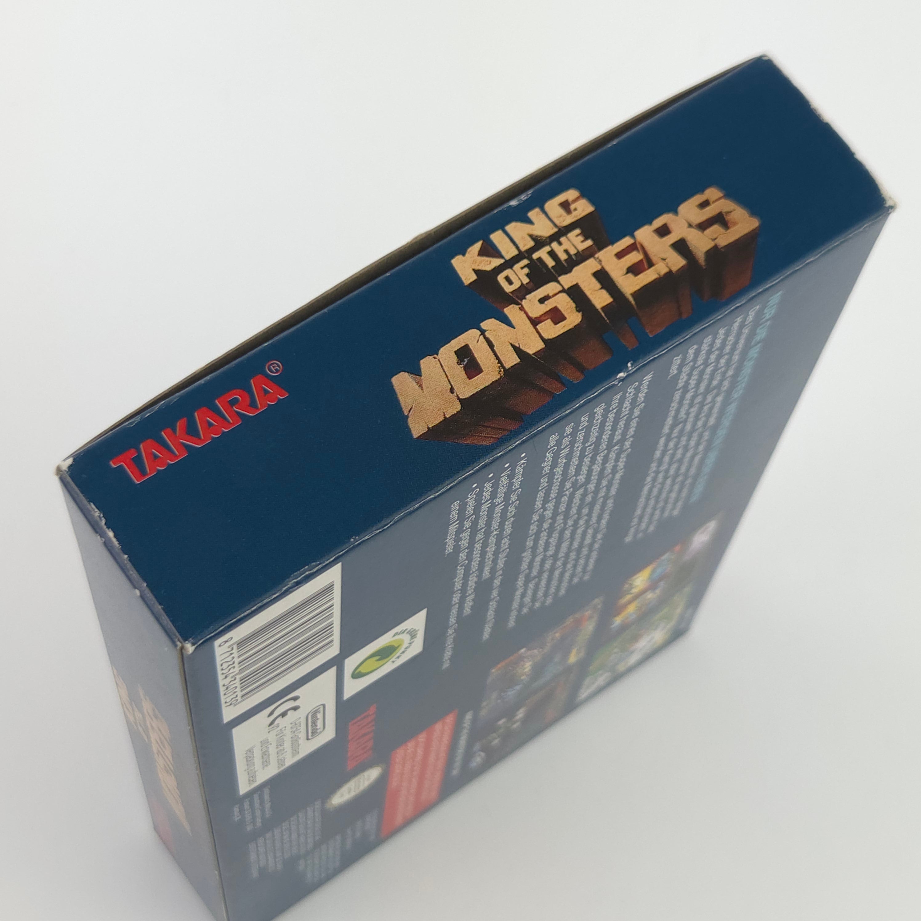Super Nintendo Spiel King of the Monsters OVP PAL