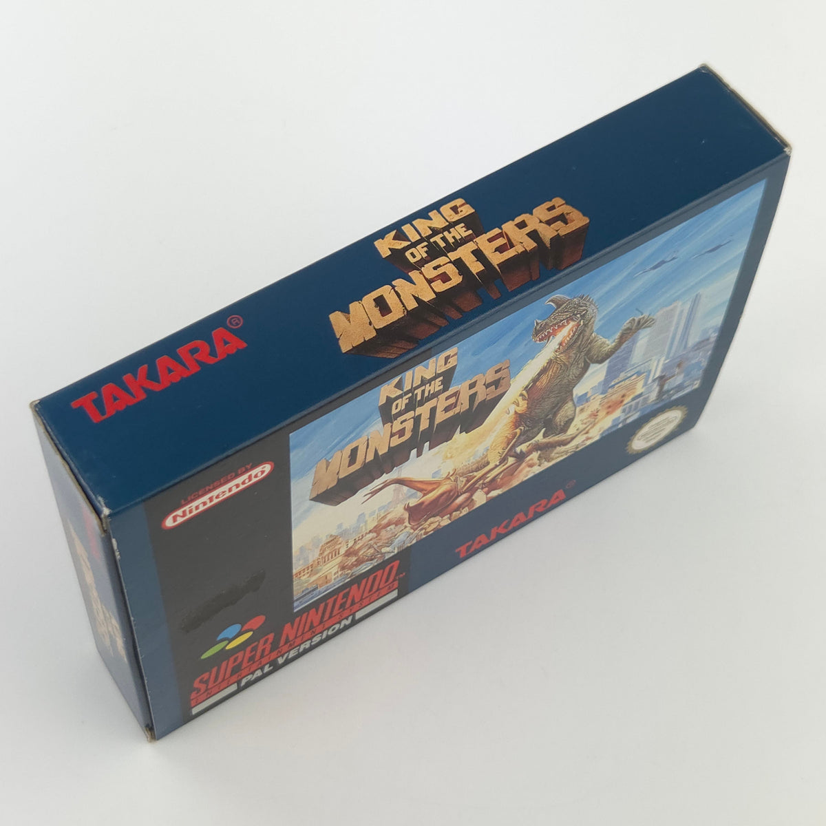 Super Nintendo Spiel King of the Monsters OVP PAL