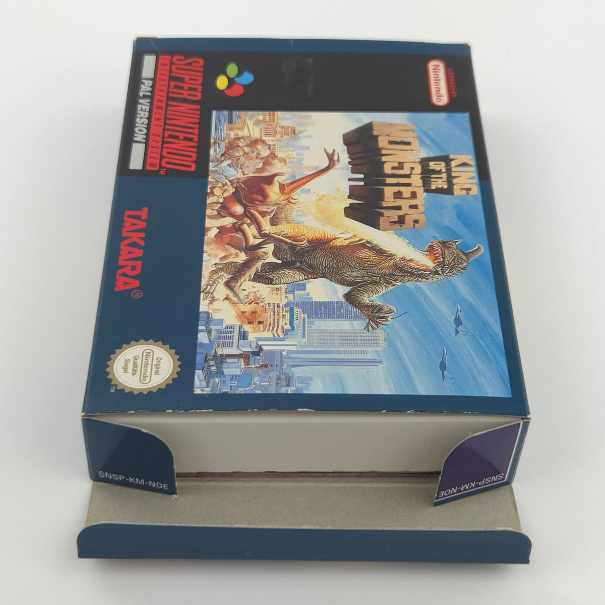 Super Nintendo Spiel King of the Monsters OVP PAL
