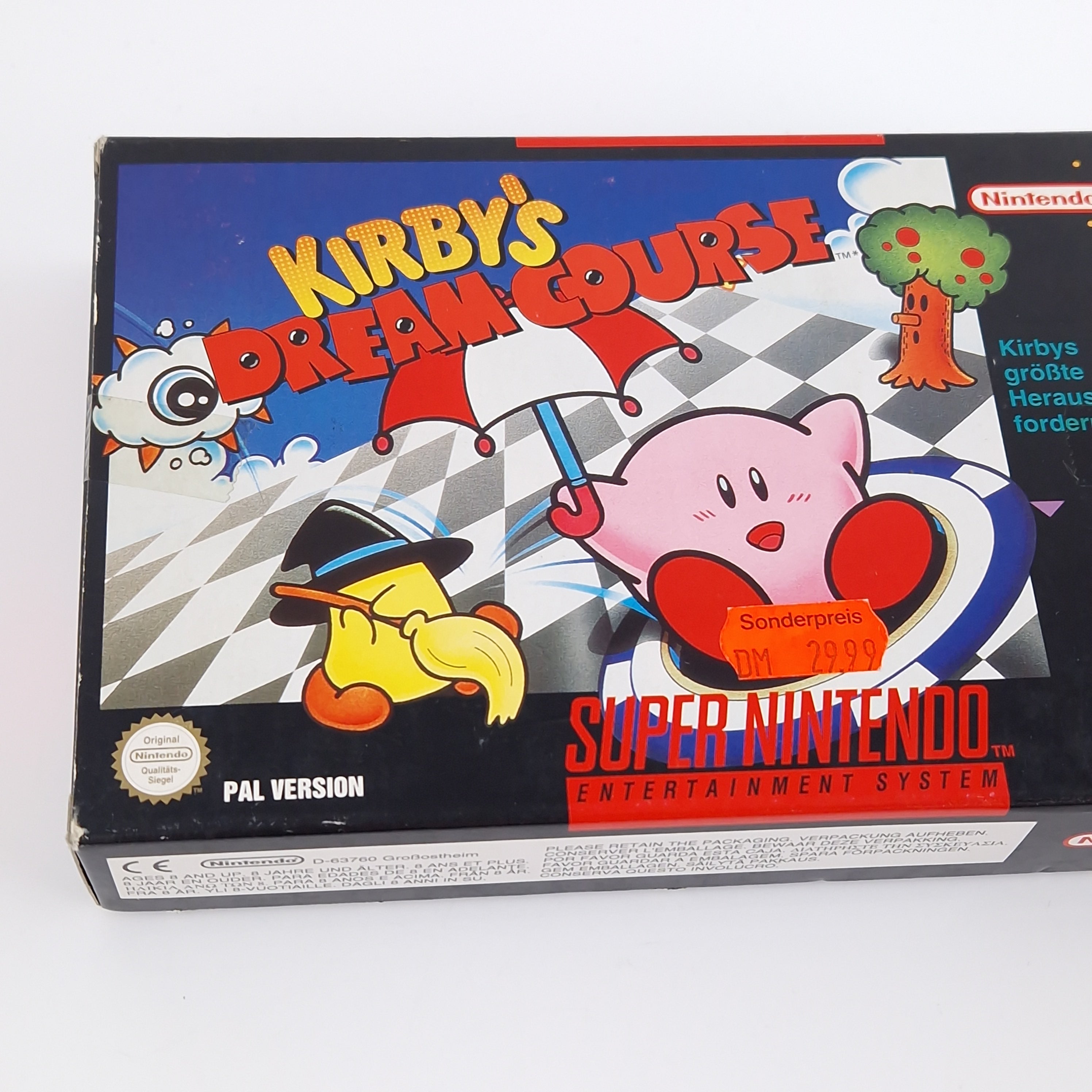 Super Nintendo Spiel – Kirbys Dream Course SNES OVP PAL