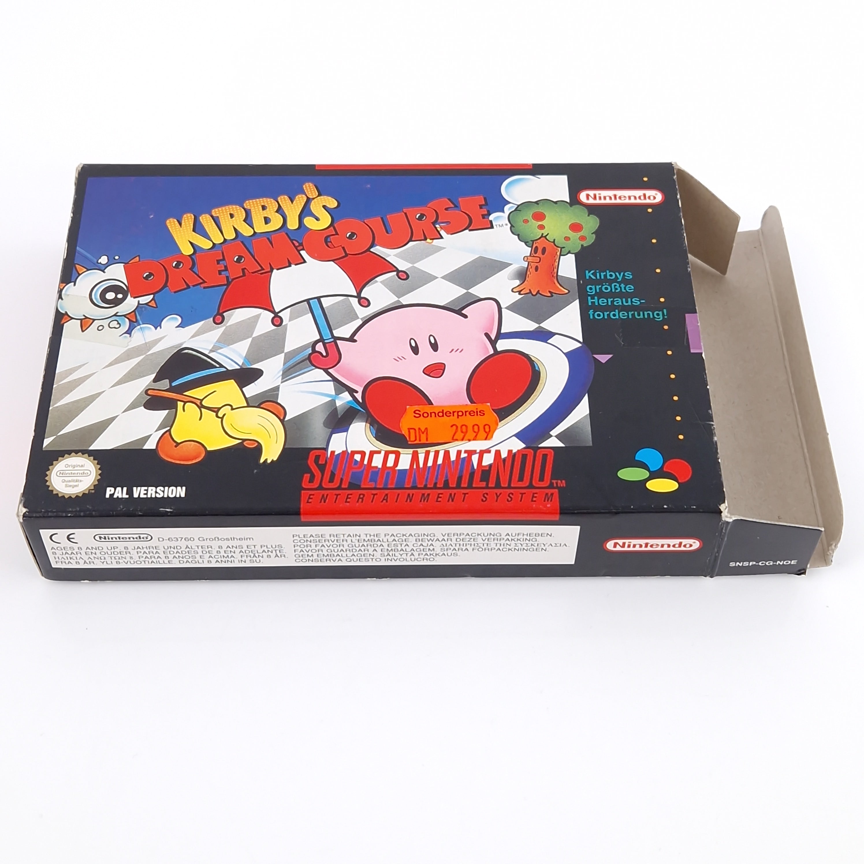 Super Nintendo Spiel – Kirbys Dream Course SNES OVP PAL