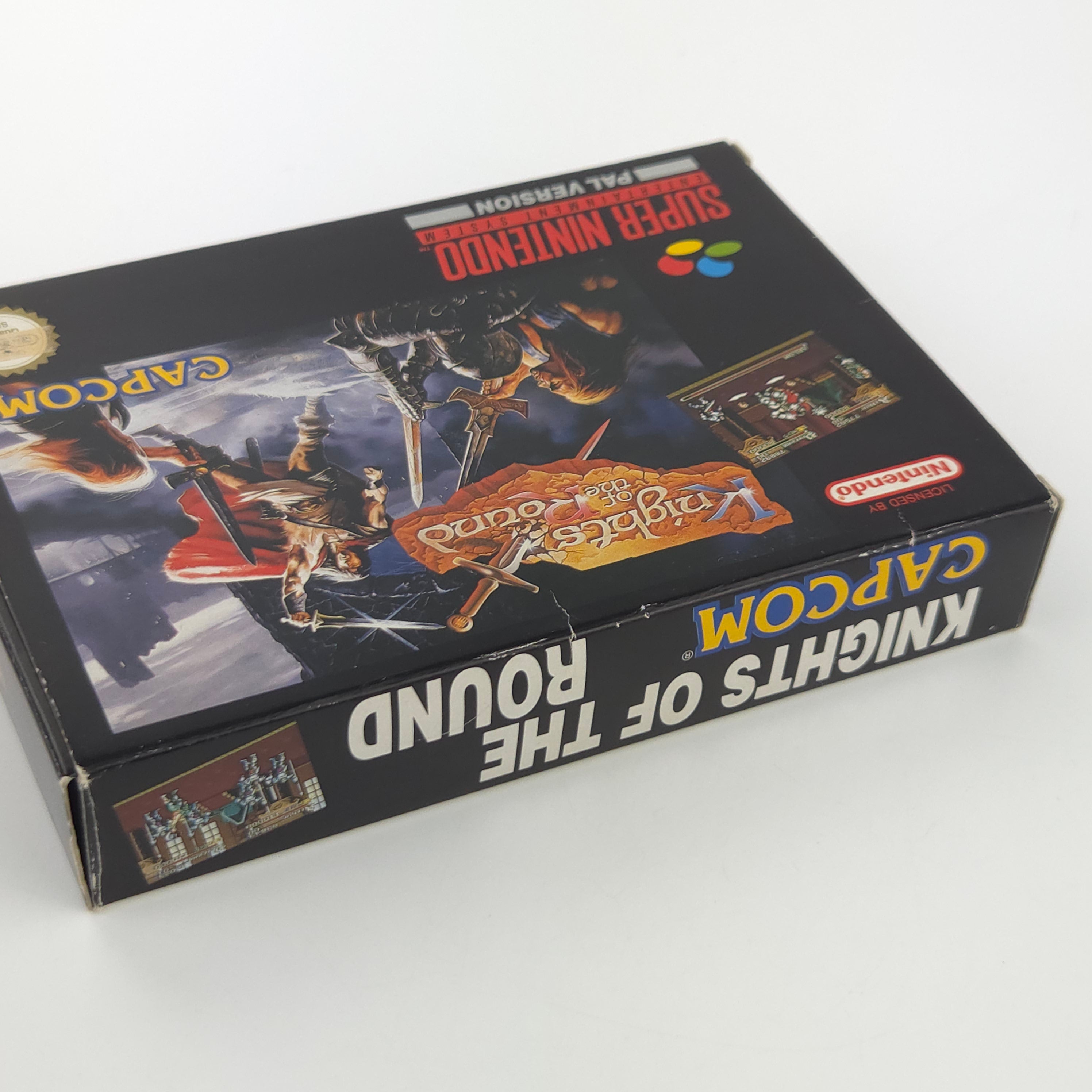 Super Nintendo Spiel Knights of the Round OVP CIB