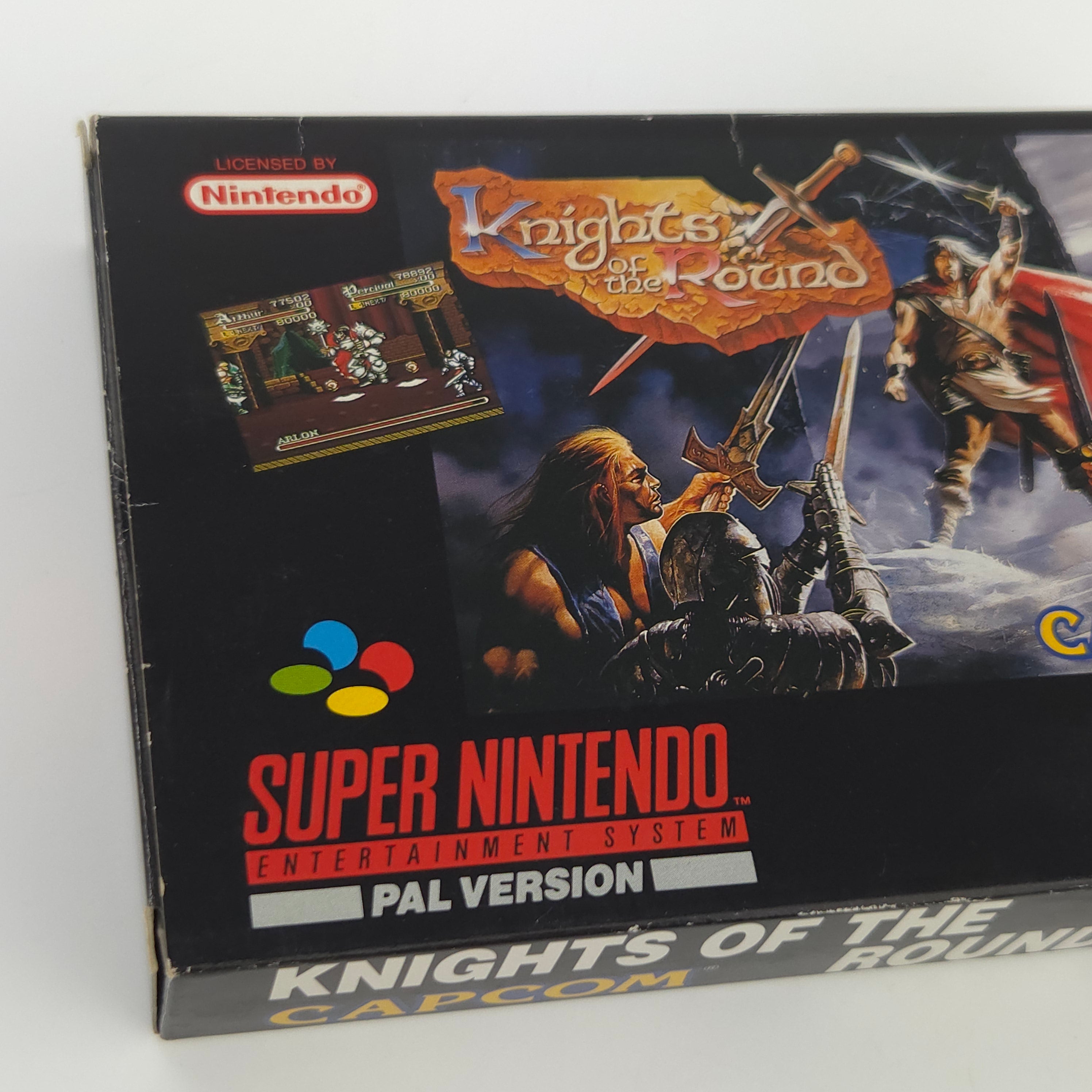 Super Nintendo Spiel Knights of the Round OVP CIB