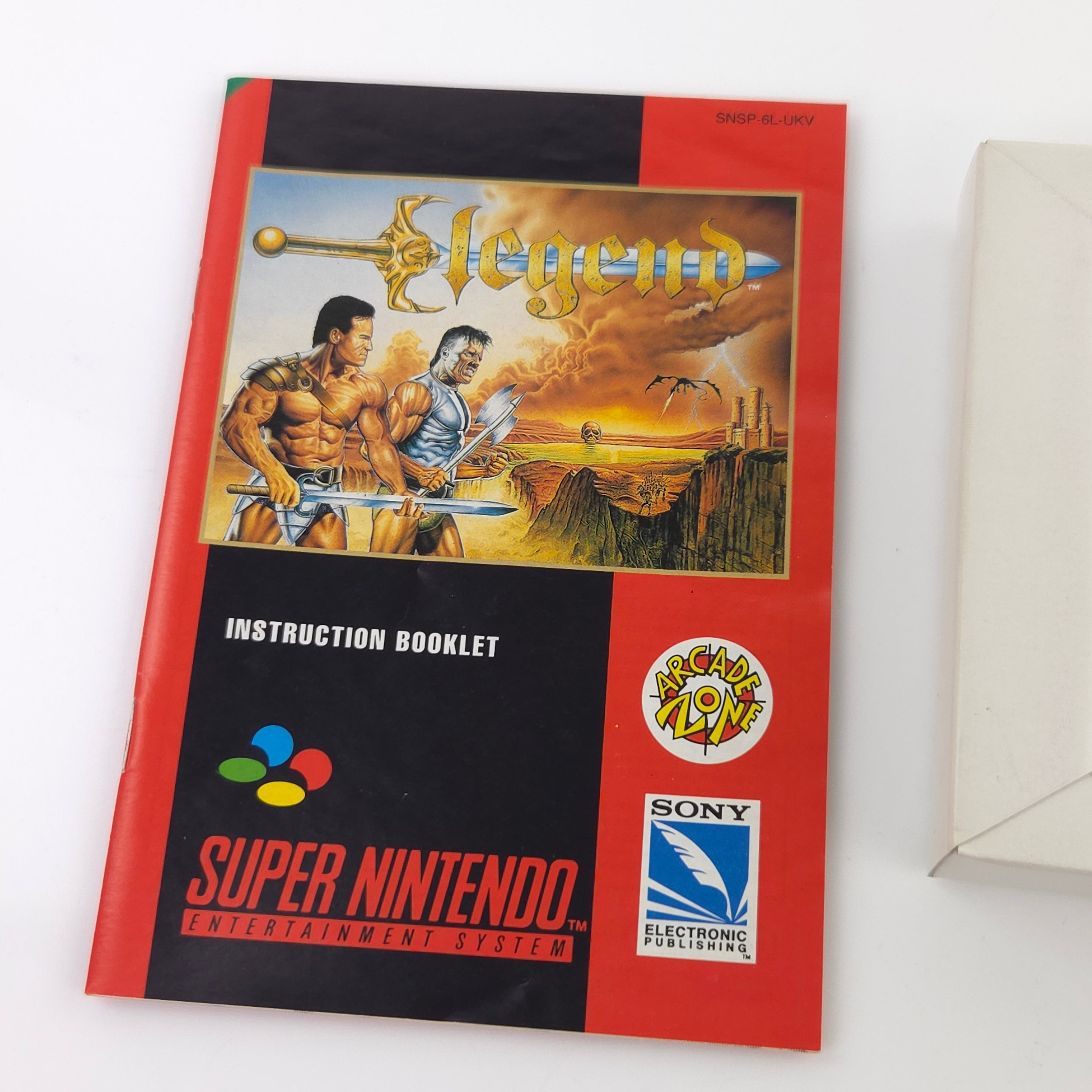 Super Nintendo Spiel – Legend (SNES OVP PAL)