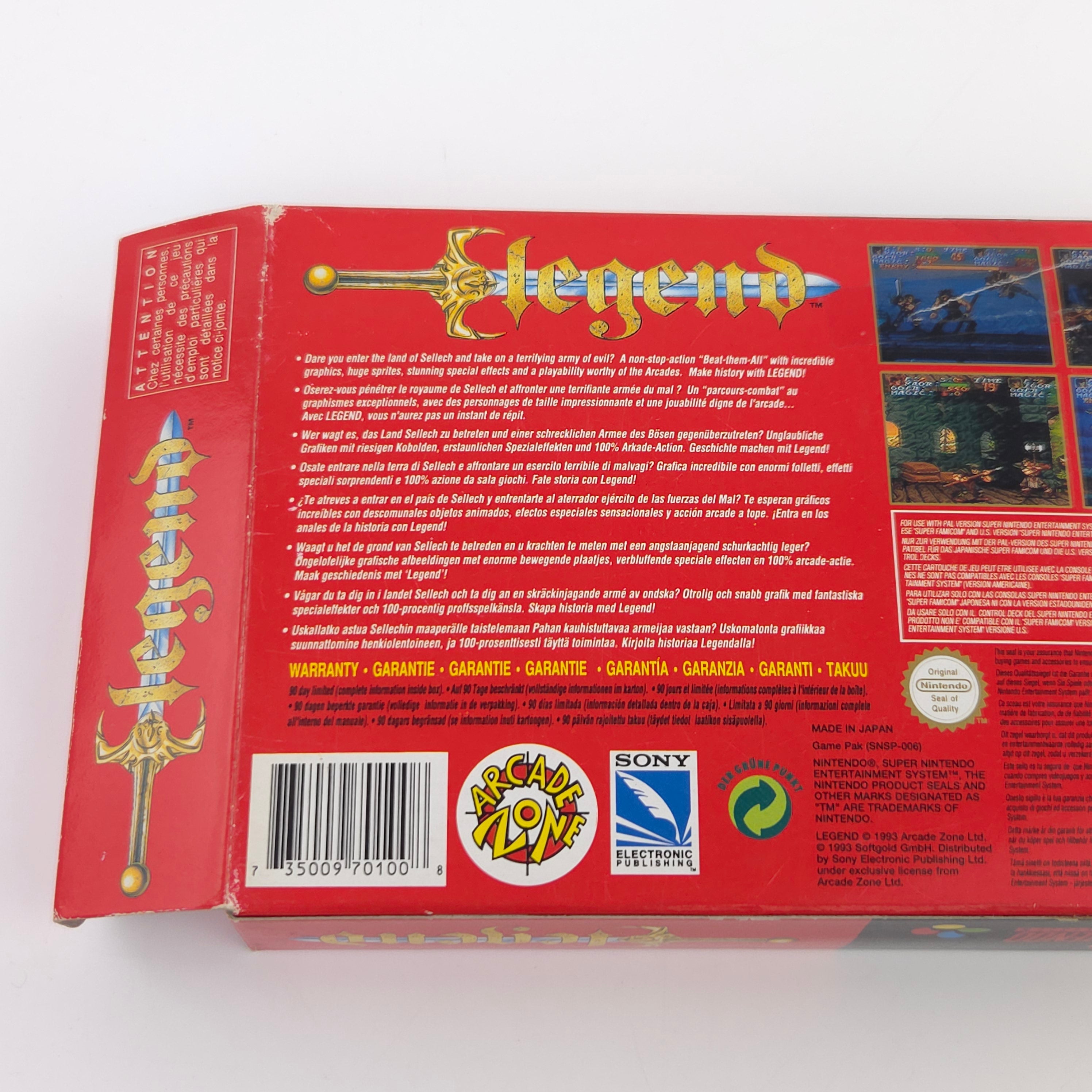 Super Nintendo Spiel – Legend (SNES OVP PAL)