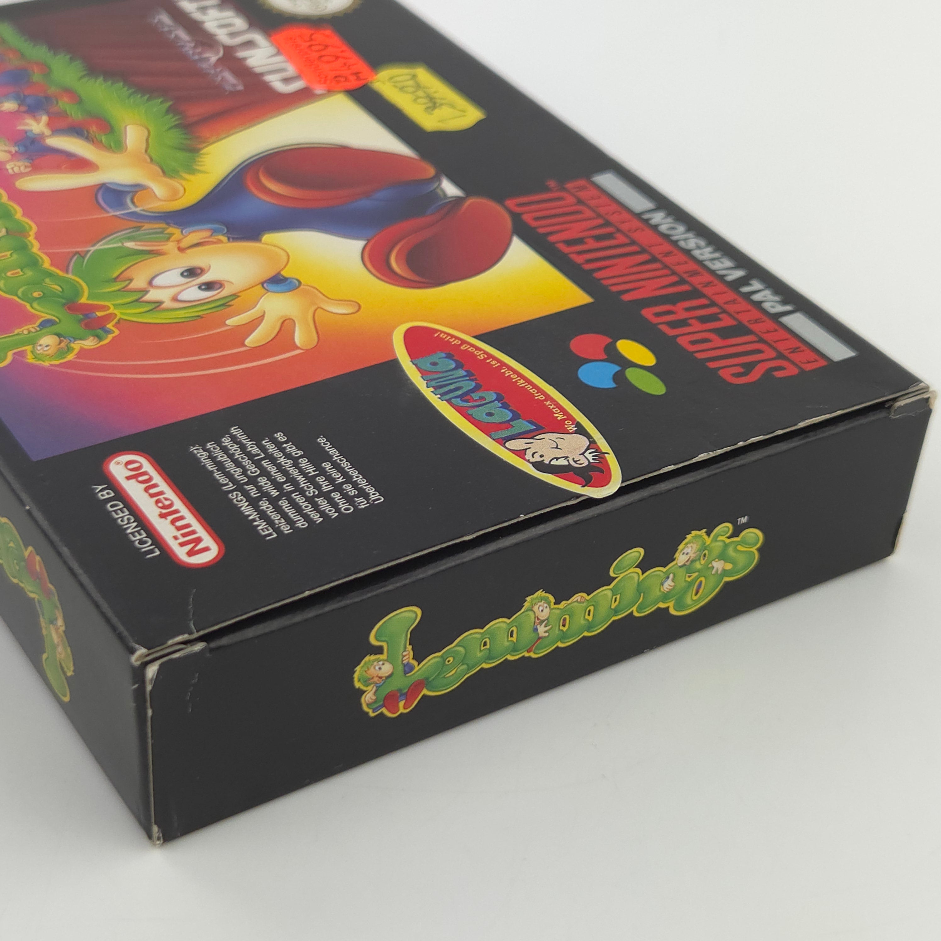 Super Nintendo Spiel Lemmings CIB nahezu neuwertig