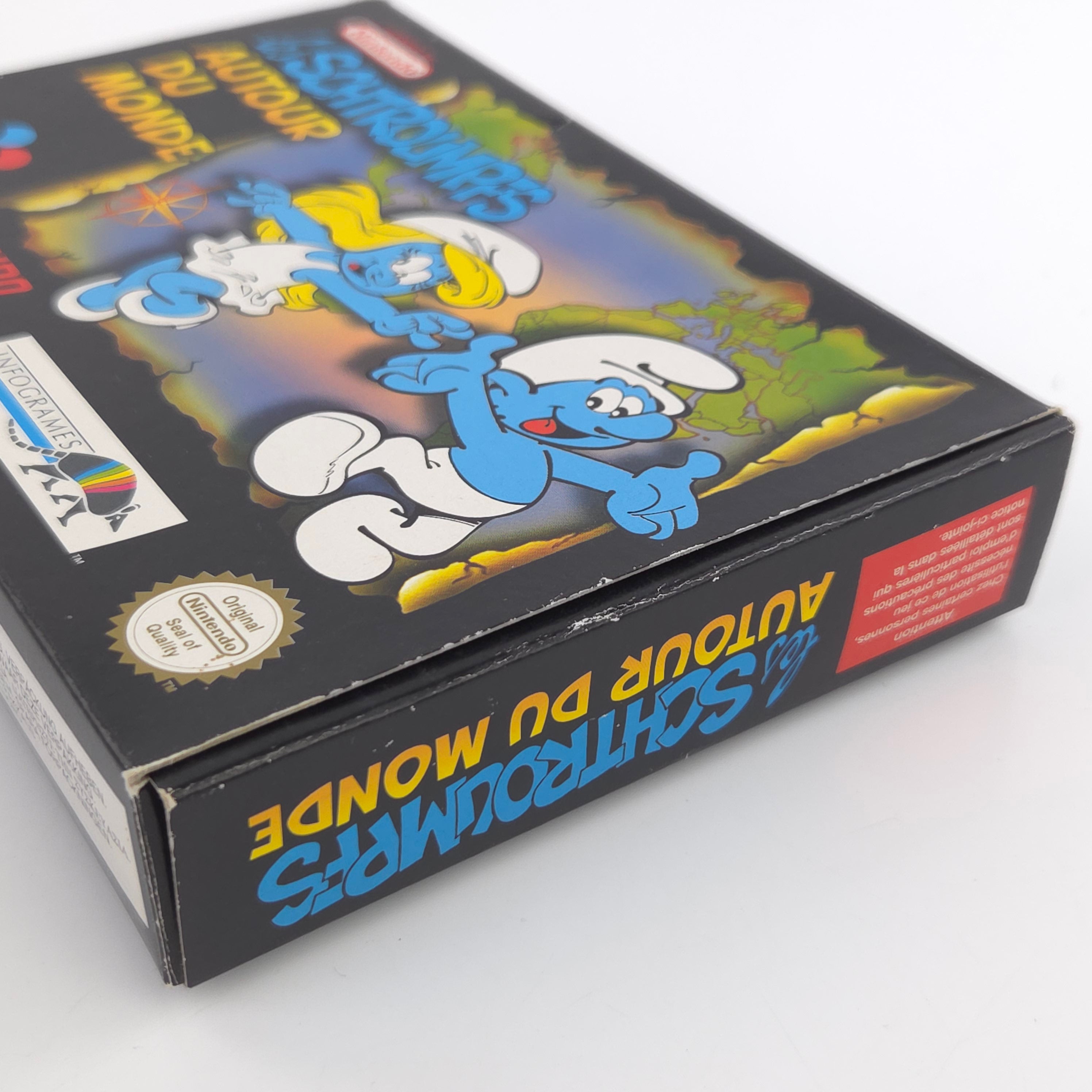 Super Nintendo Spiel – Les Schtroumpfs (SNES OVP)