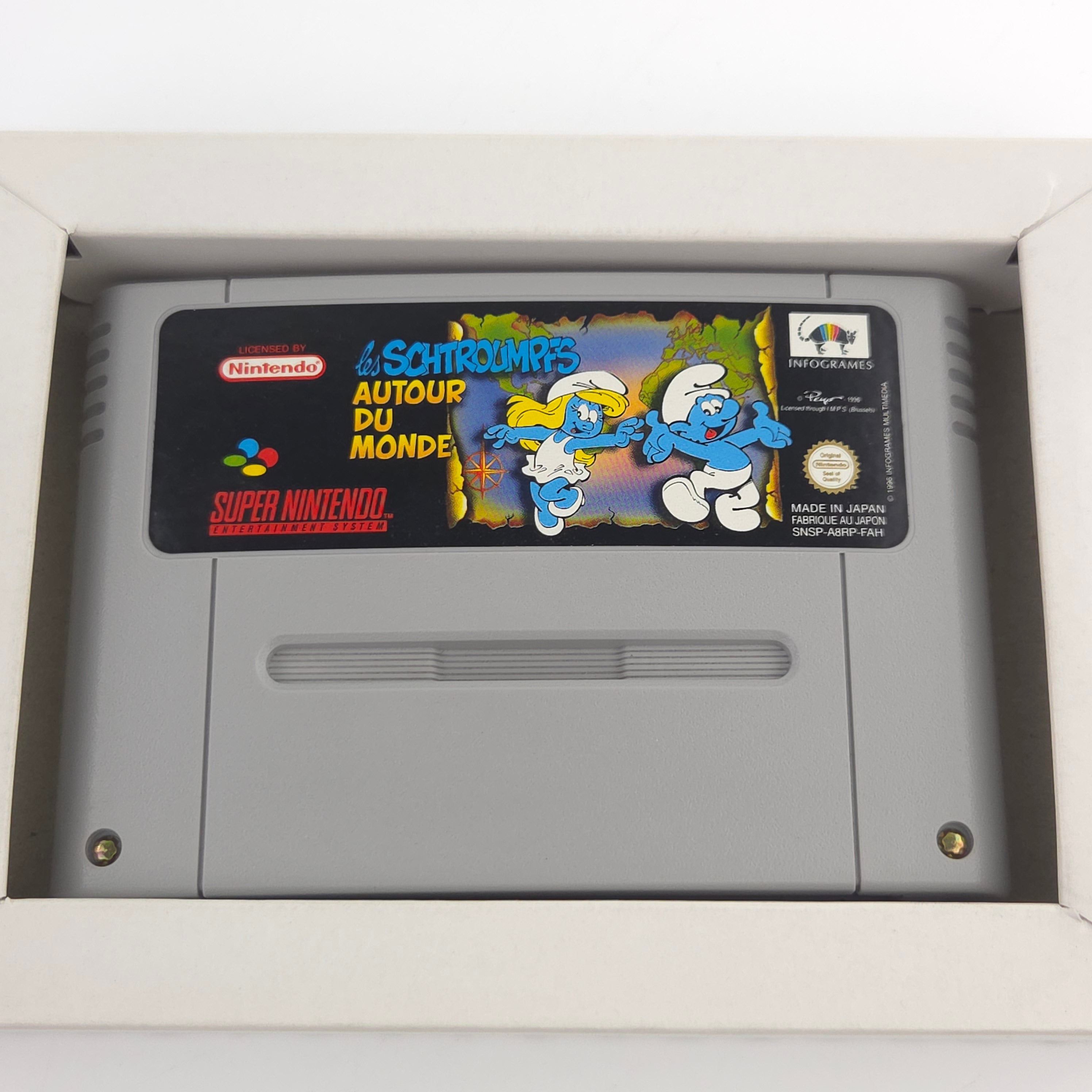 Super Nintendo Spiel – Les Schtroumpfs (SNES OVP)