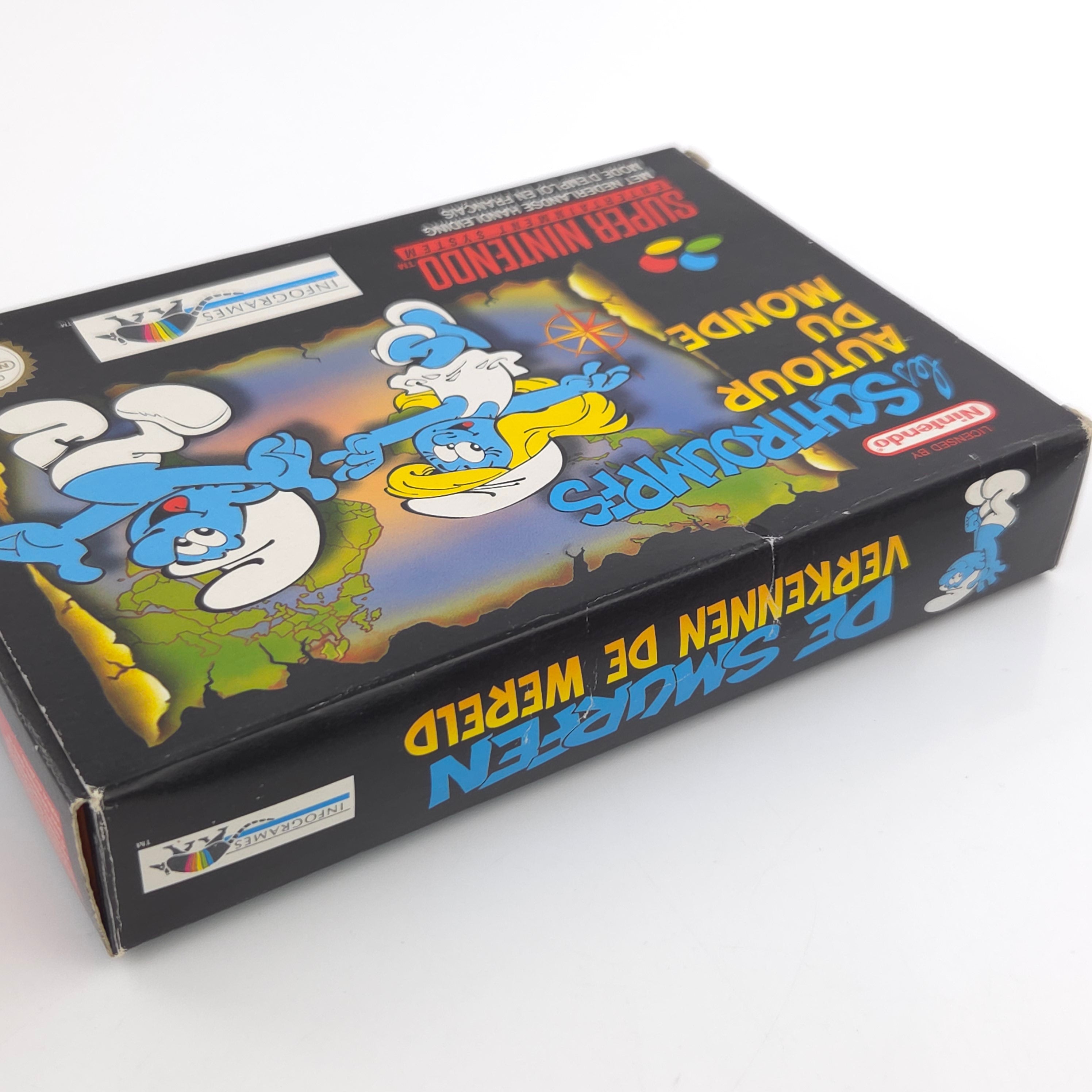 Super Nintendo Spiel – Les Schtroumpfs (SNES OVP)