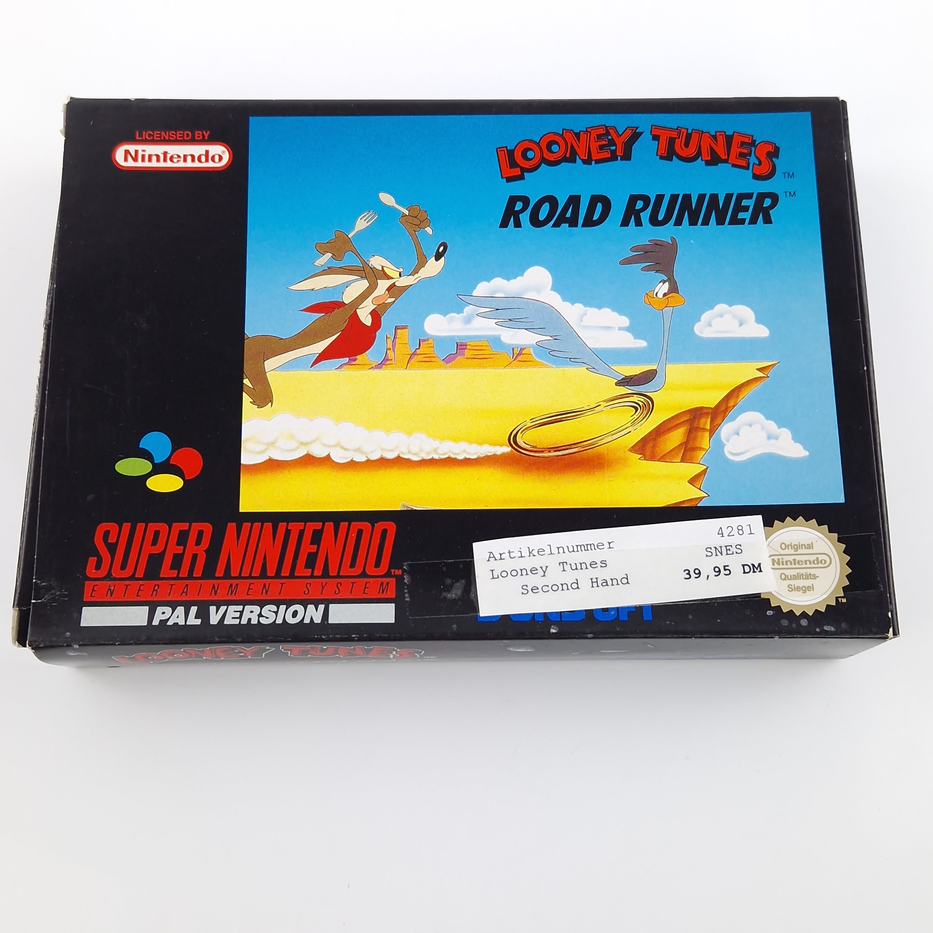 Super Nintendo Spiel – Looney Tunes Road Runner SNES PAL OVP