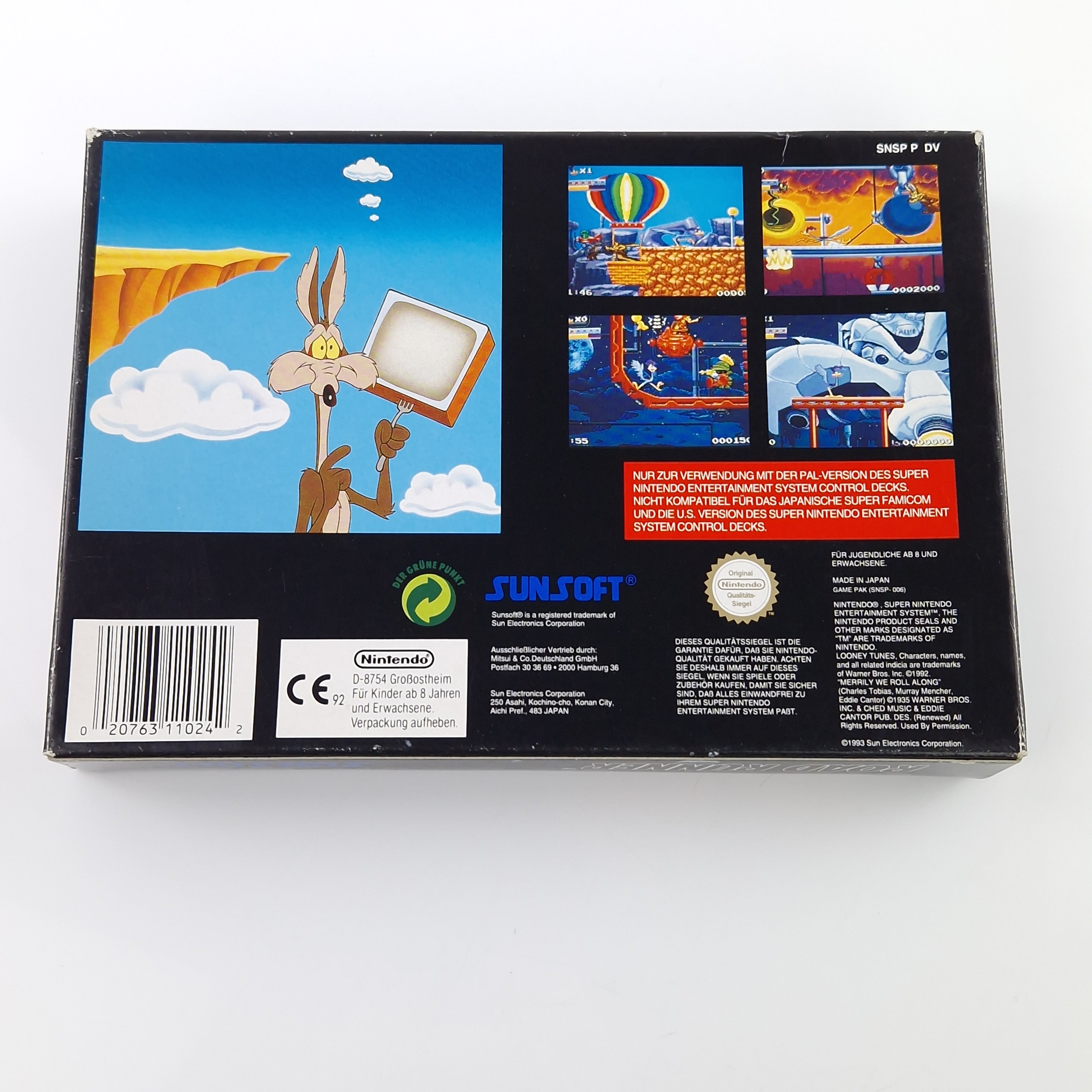 Super Nintendo Spiel – Looney Tunes Road Runner SNES PAL OVP