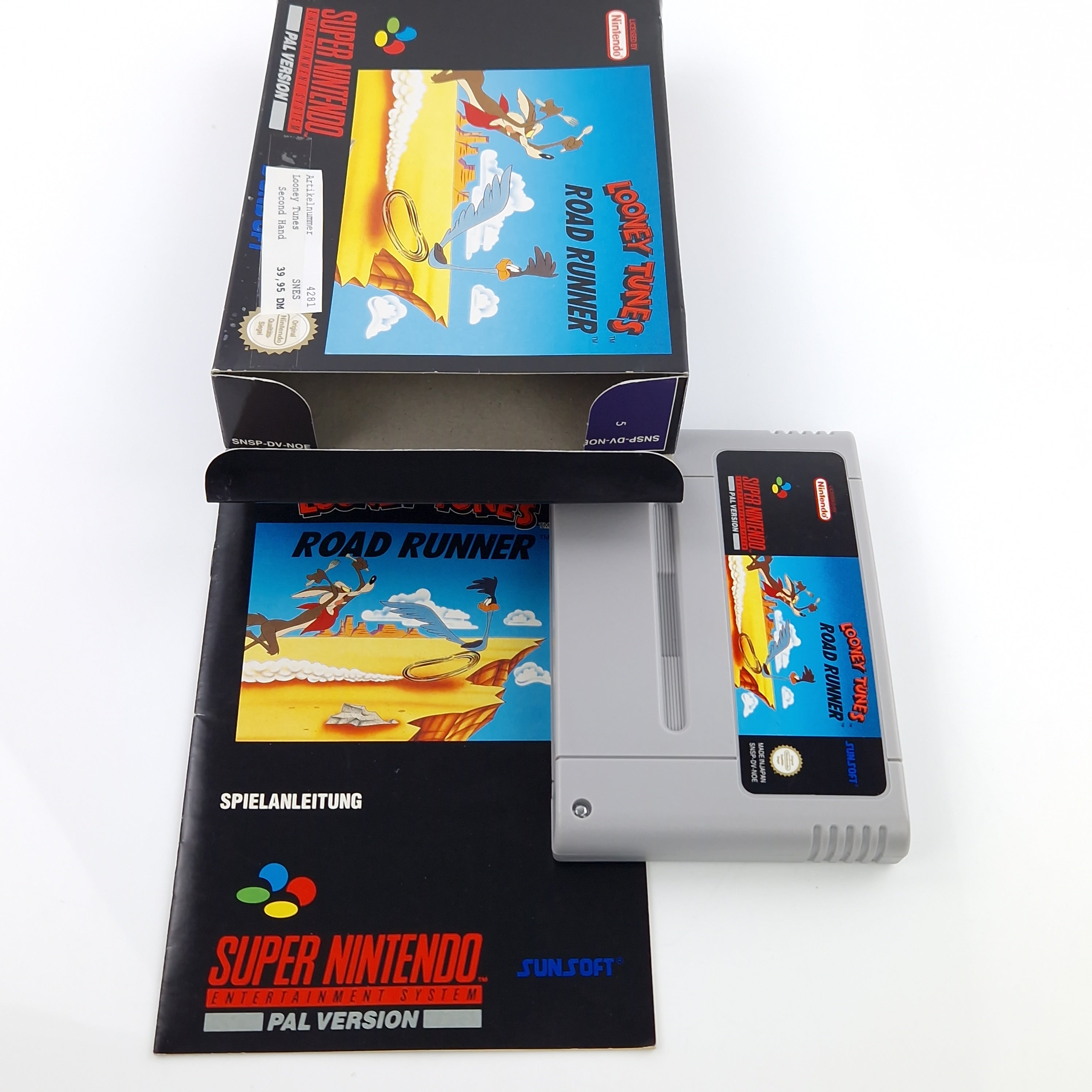 Super Nintendo Spiel – Looney Tunes Road Runner SNES PAL OVP