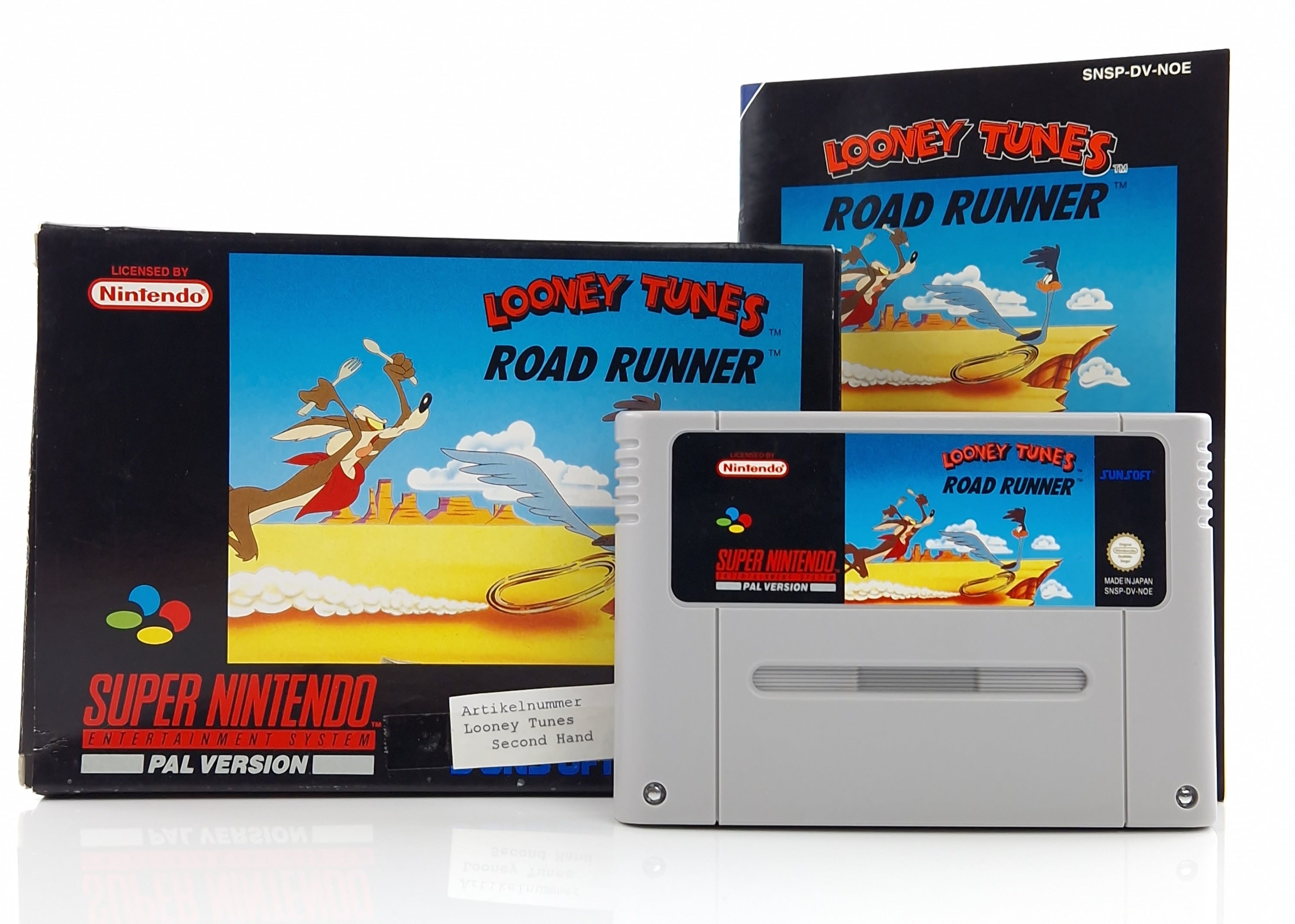 Super Nintendo Spiel – Looney Tunes Road Runner SNES PAL OVP
