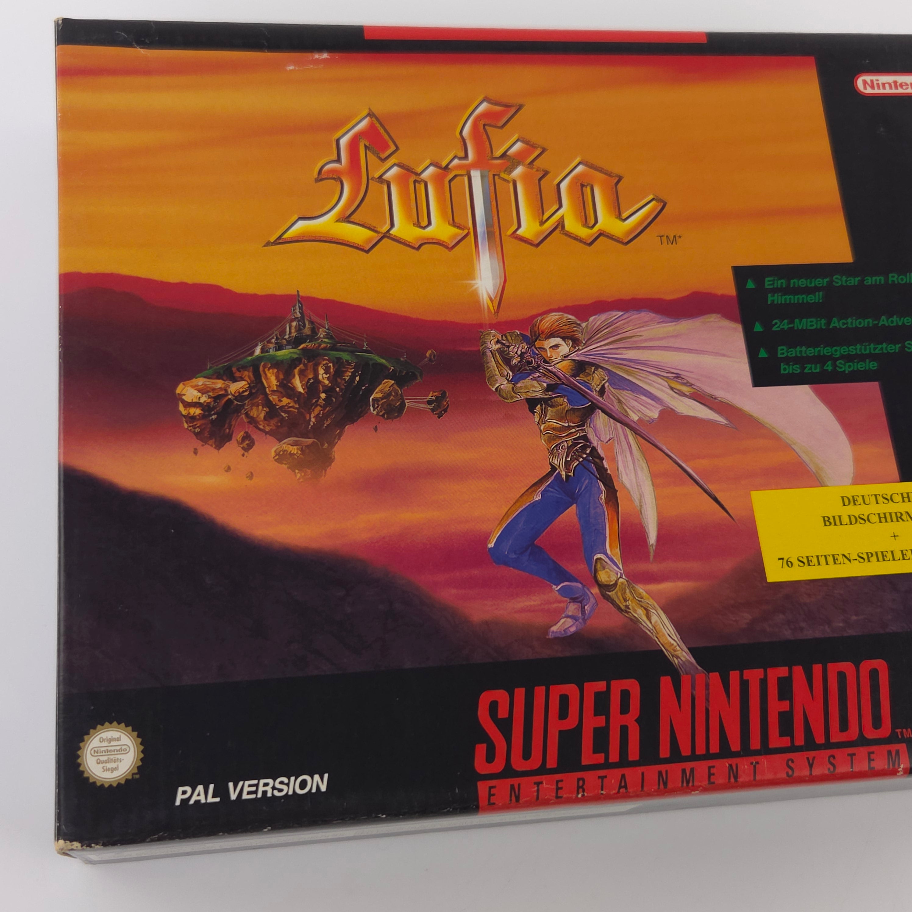 Super Nintendo Spiel – Lufia Big Box OVP PAL NOE