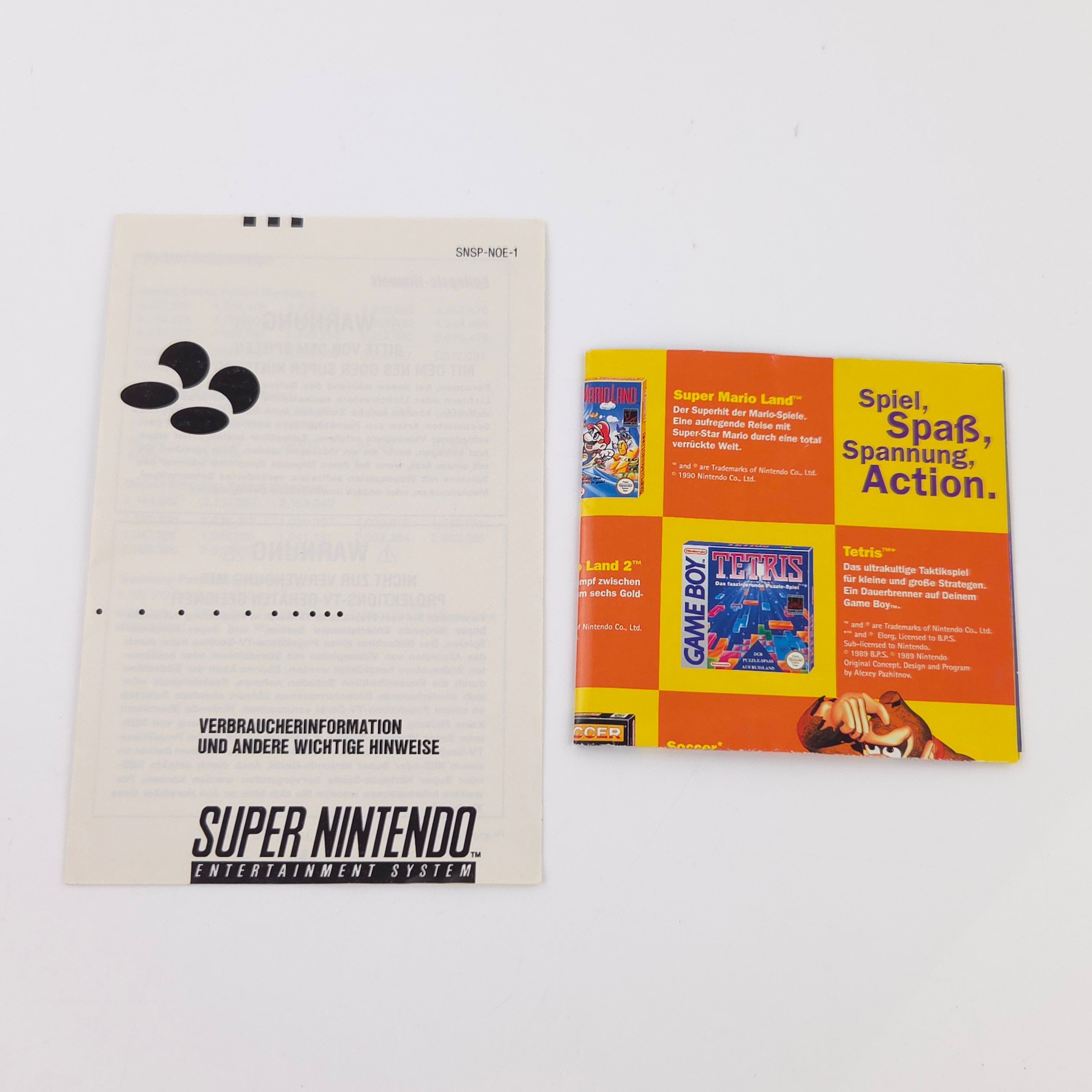 Super Nintendo Spiel – Lufia Big Box mit Berater OVP PAL