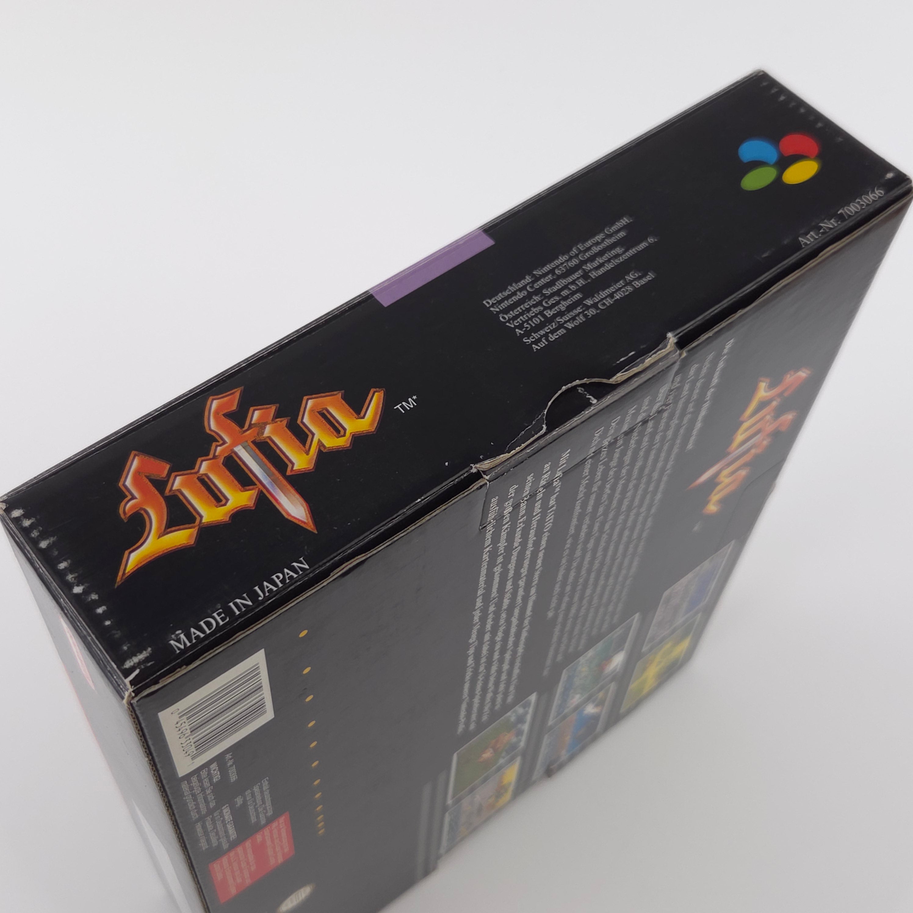Super Nintendo Spiel – Lufia Big Box mit Berater OVP PAL
