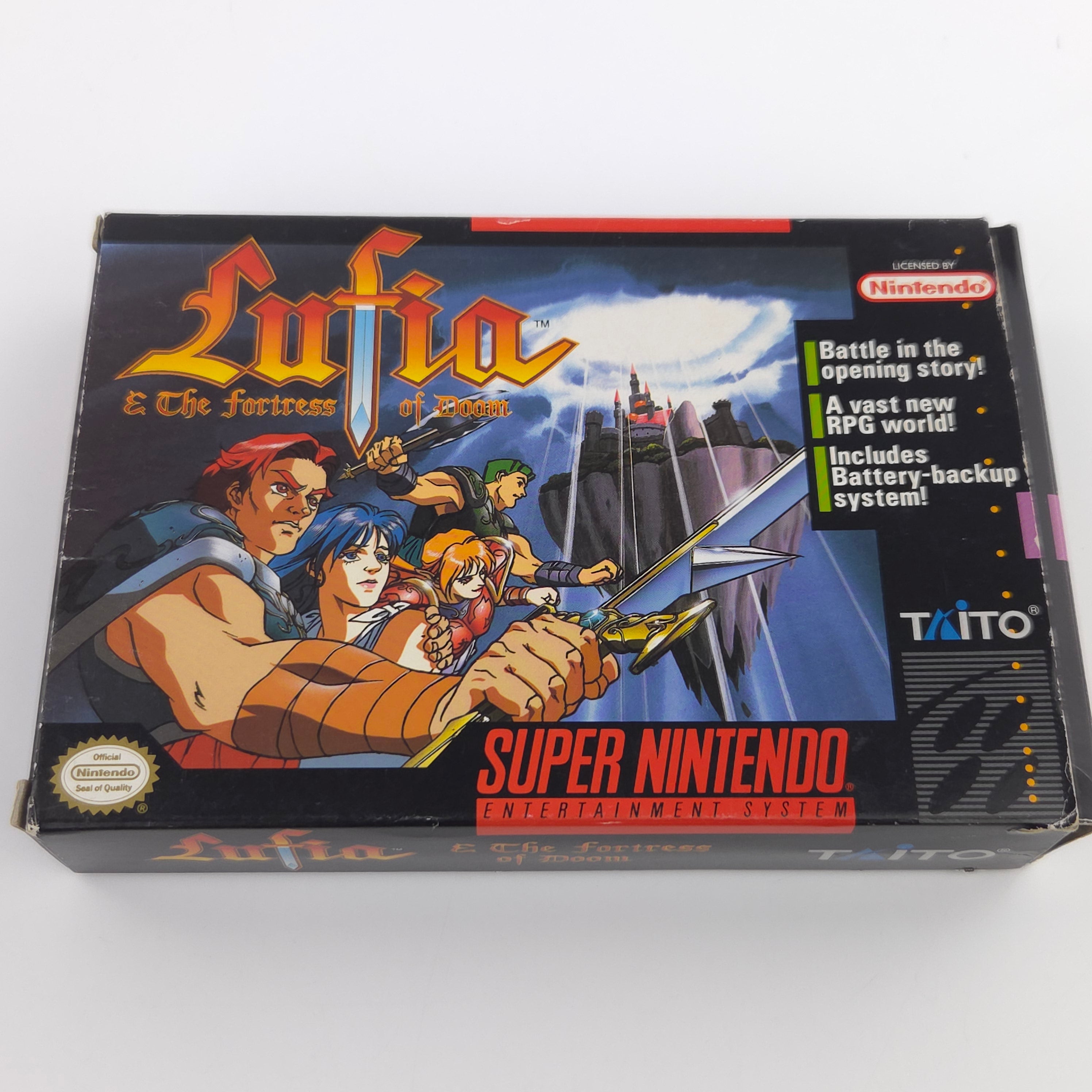 Super Nintendo Spiel – Lufia & the Fortress of Doom (OVP)