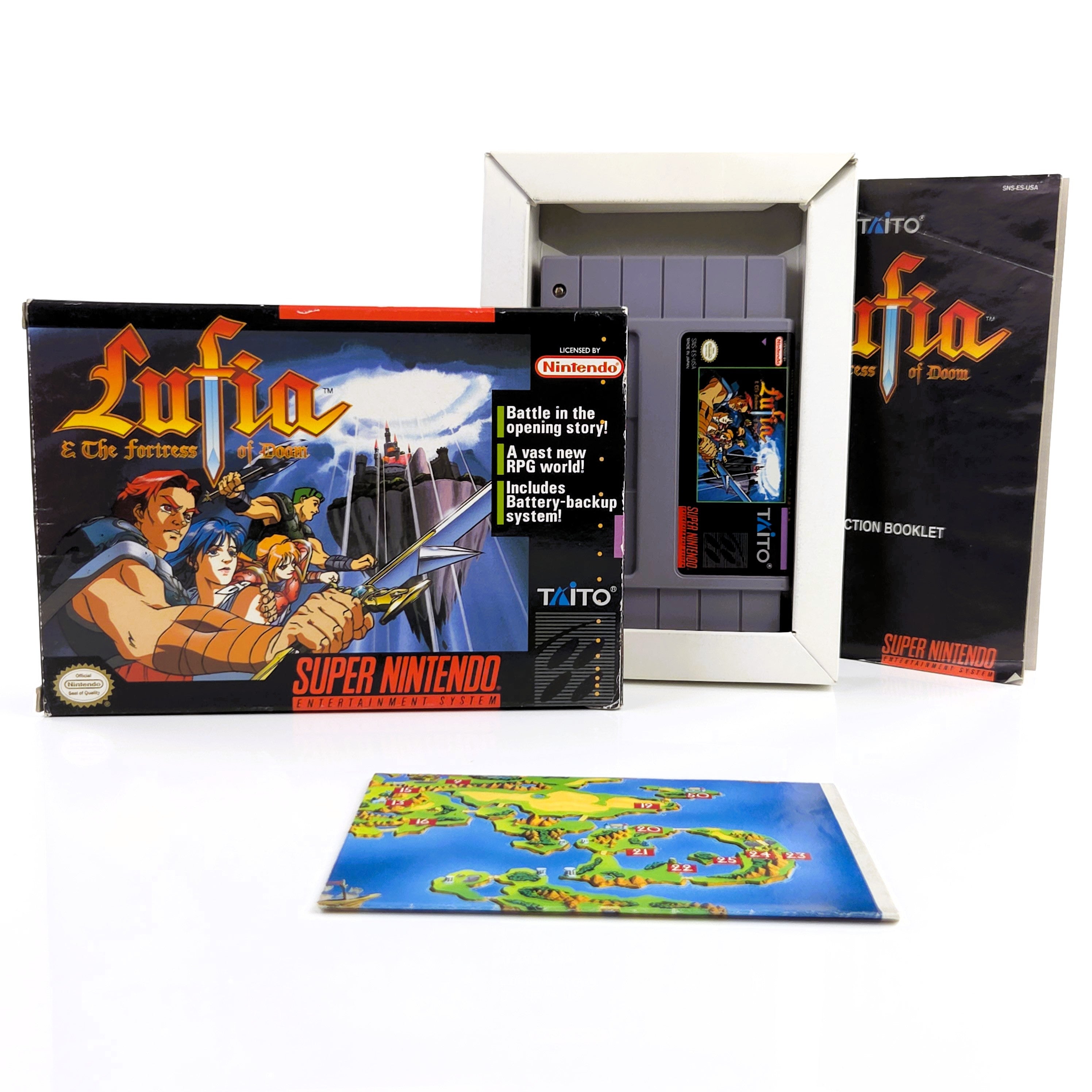 Super Nintendo Spiel – Lufia & the Fortress of Doom (OVP)