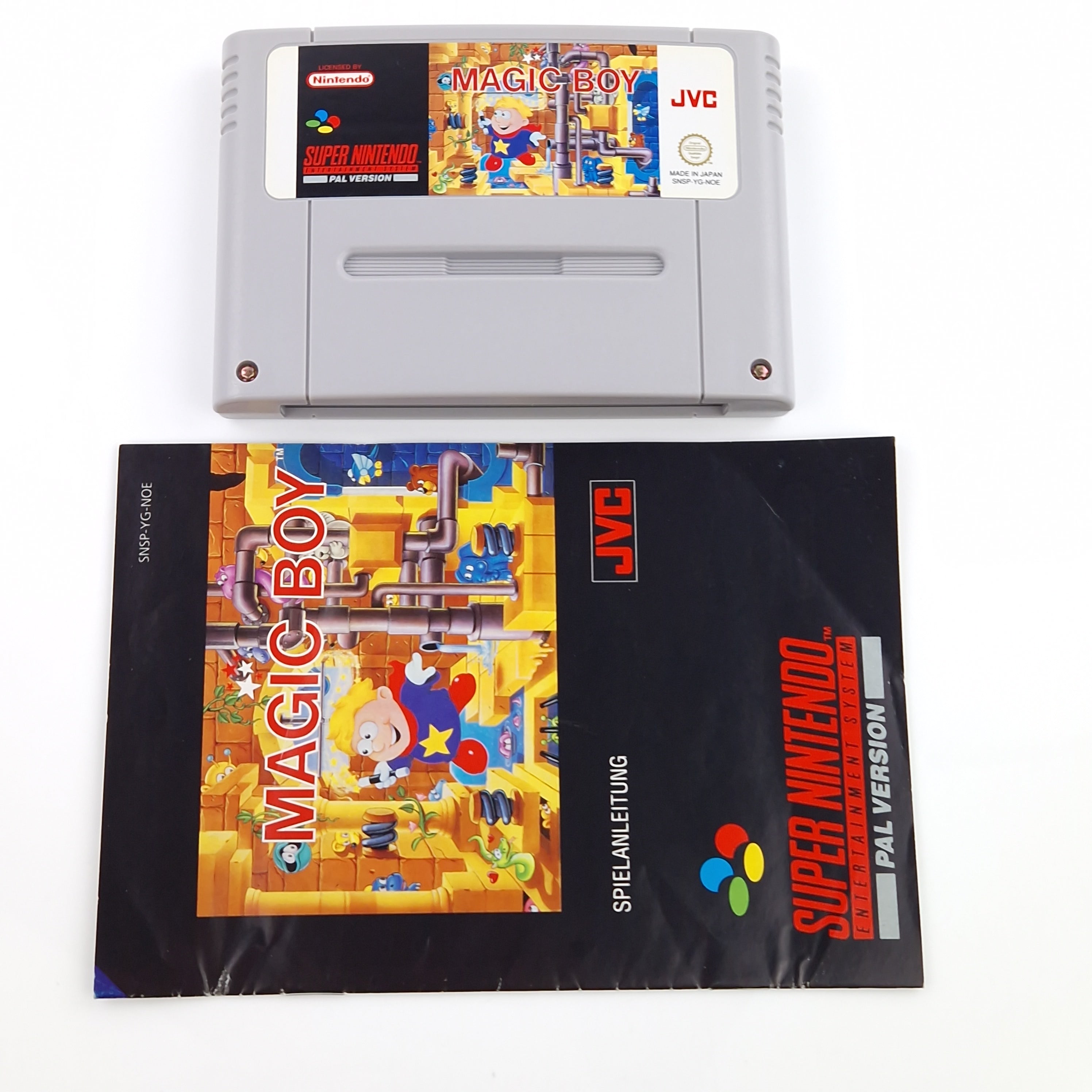 Super Nintendo Spiel – Magic Boy SNES Modul OVP PAL NOE