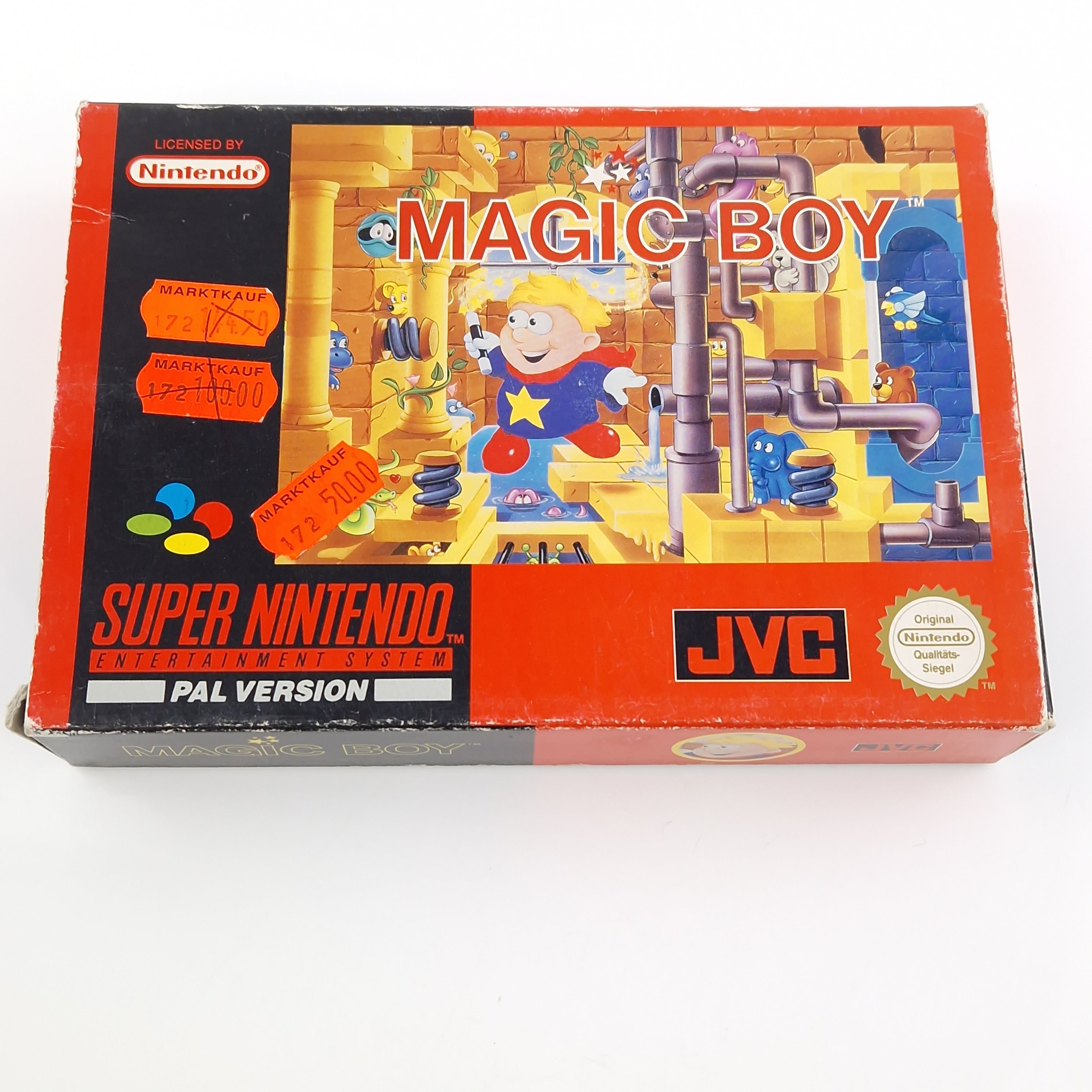 Super Nintendo Spiel – Magic Boy SNES Modul OVP PAL NOE