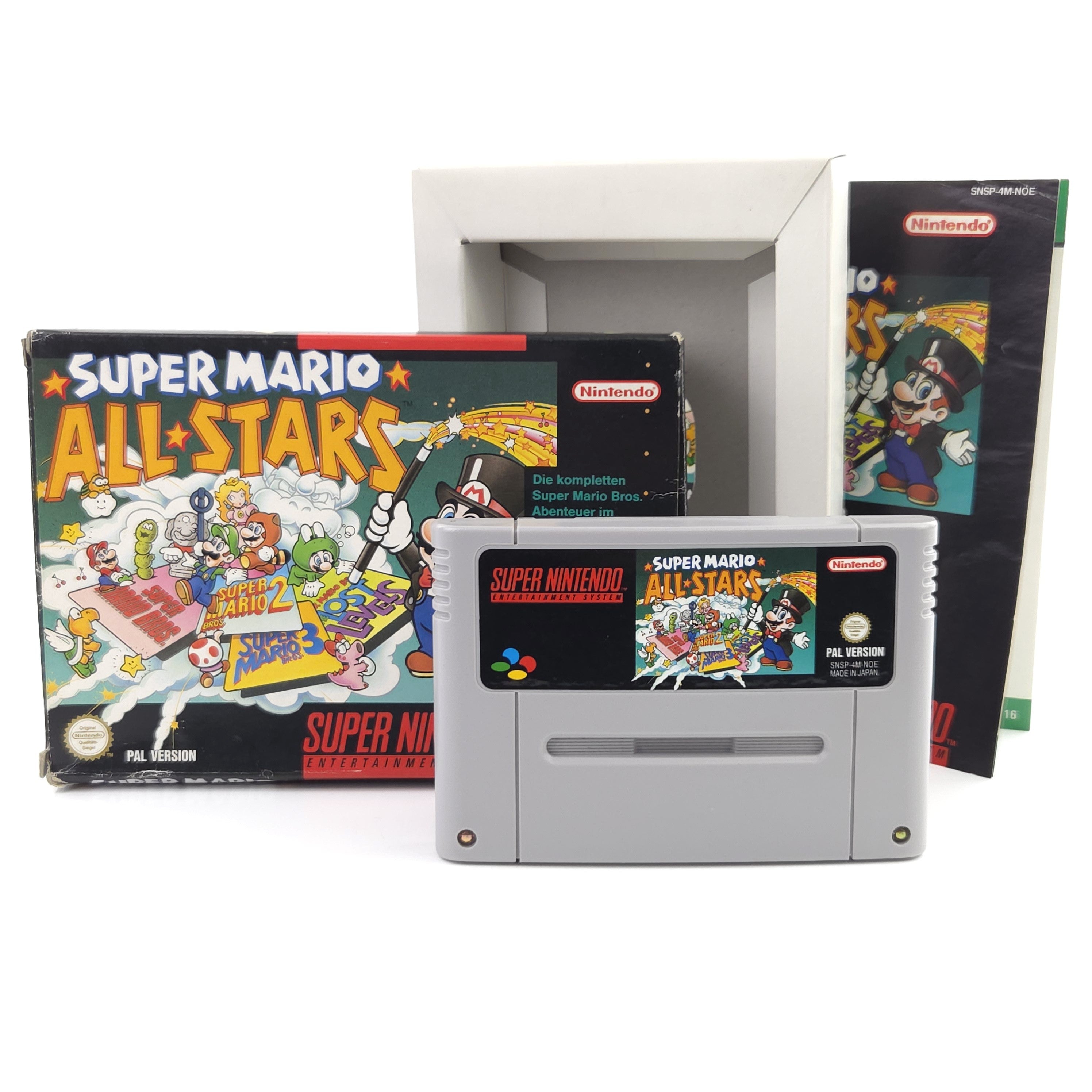 Super Nintendo Spiel – Super Mario All Stars (SNES OVP)