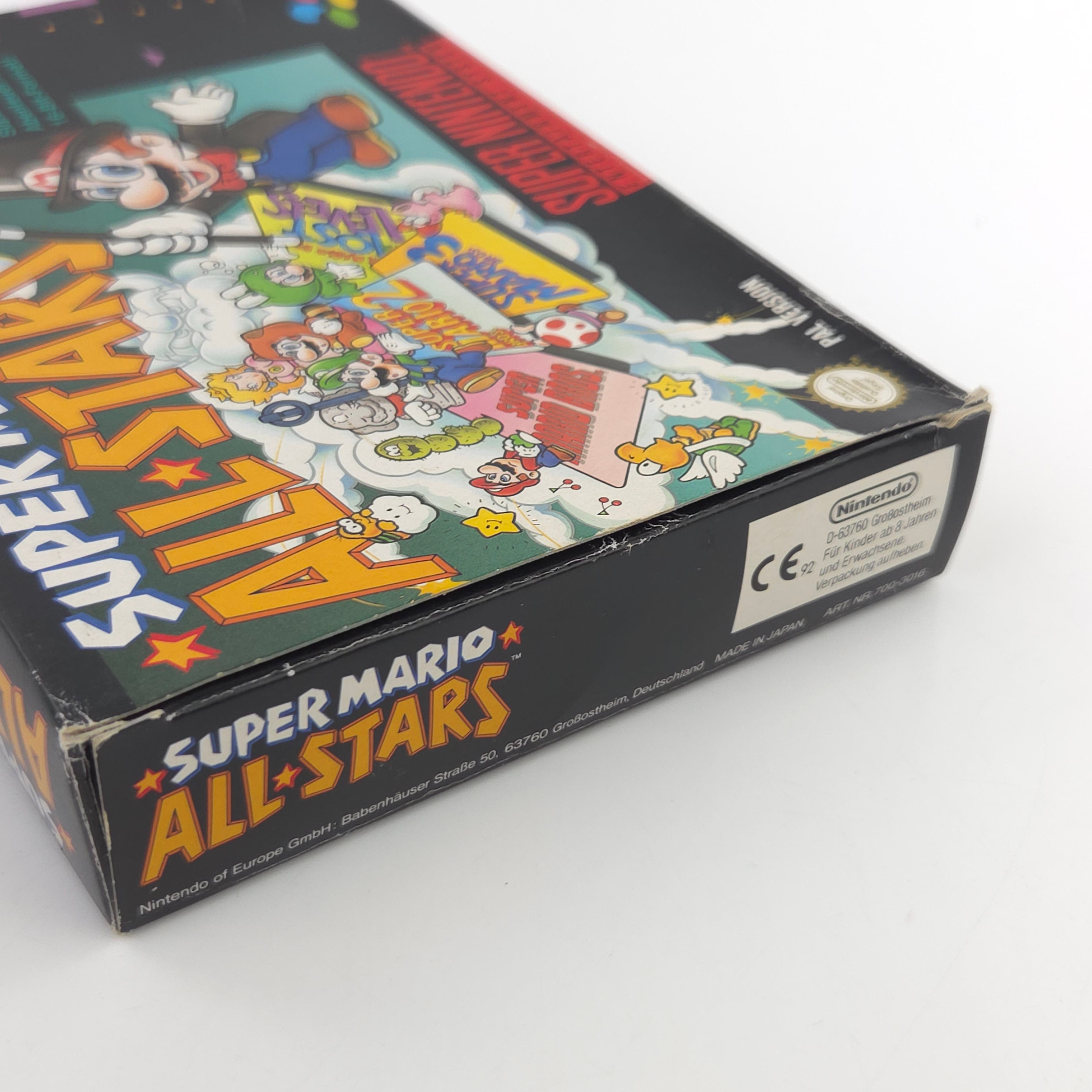 Super Nintendo Spiel – Super Mario All Stars (SNES OVP)